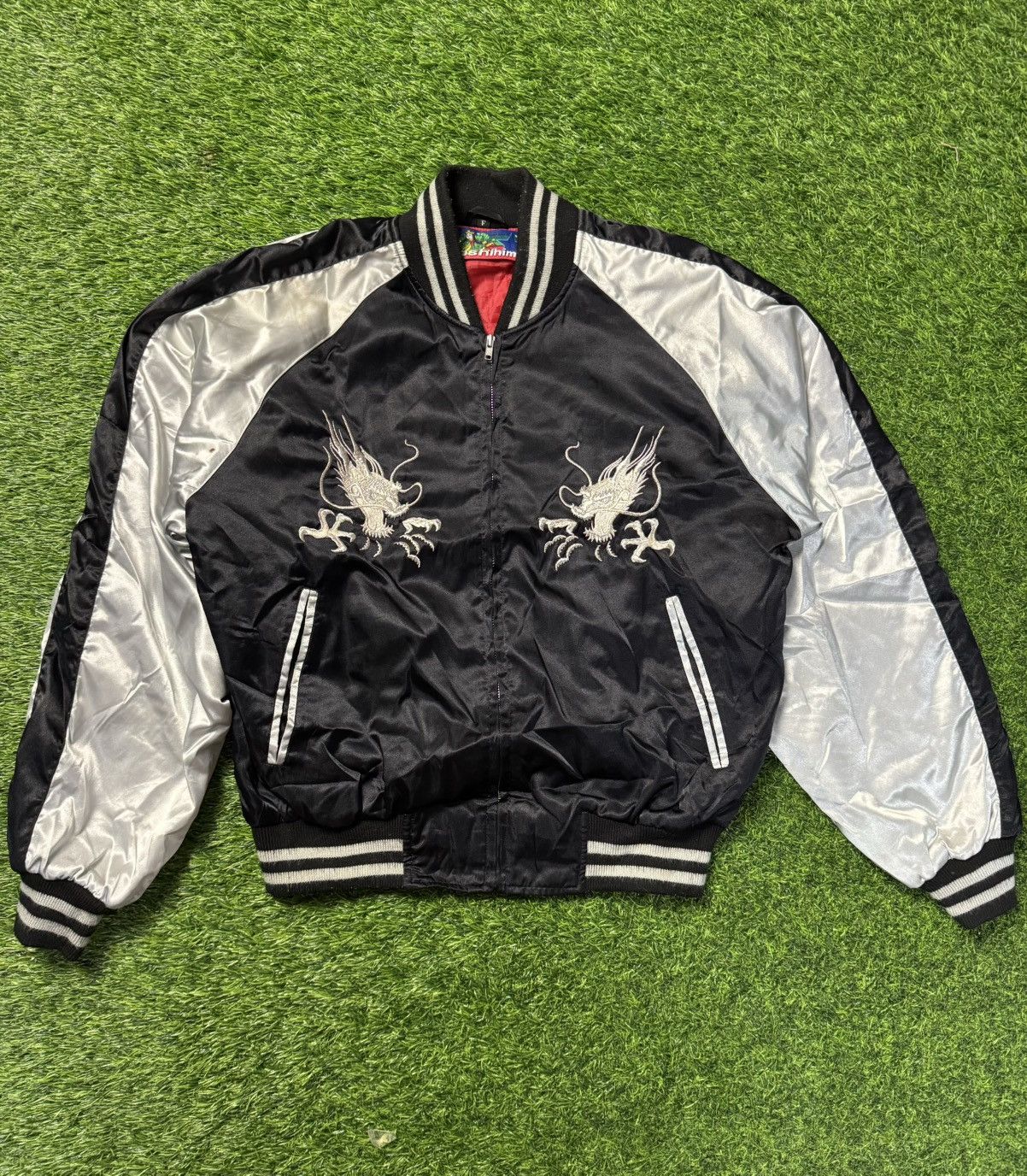 Japanese Brand yokosuka japan - embroided eagle dragon jacket Size US M / EU 48-50 / 2 - 4 Thumbnail