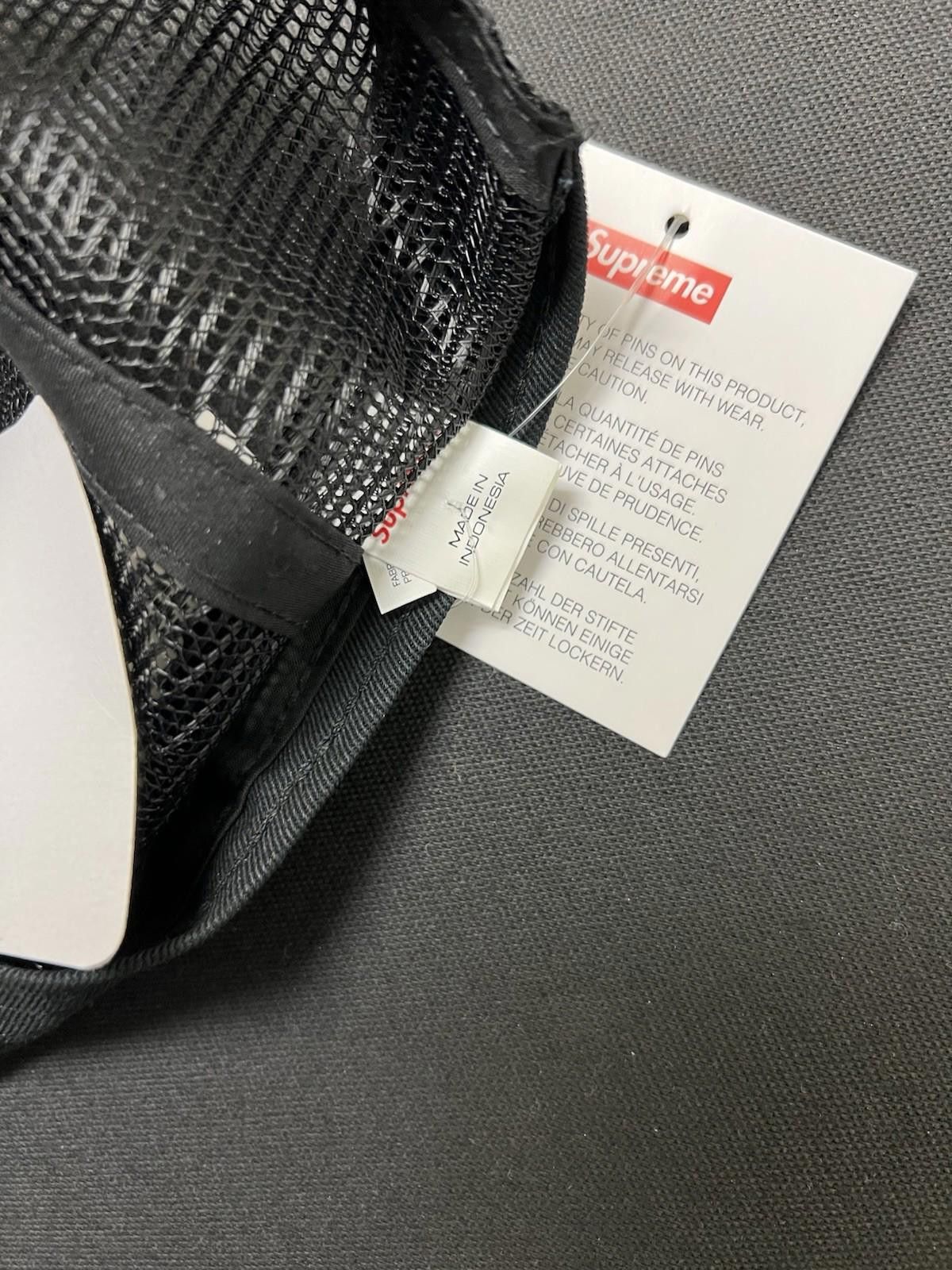 Supreme SS26 Supreme Pins Mesh Back 5 Panel Cap Hat Black Size ONE SIZE - 6 Thumbnail