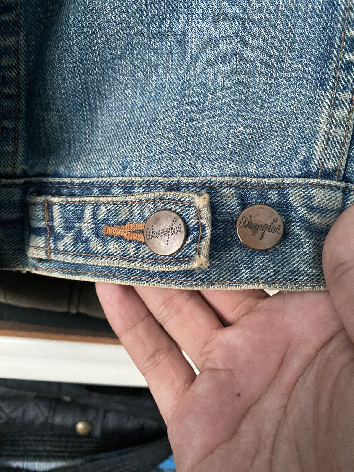 Wrangler Vintage Wrangler 90s Trucker Denim 4 Pocket Jacket Size US L / EU 52-54 / 3 - 8 Thumbnail