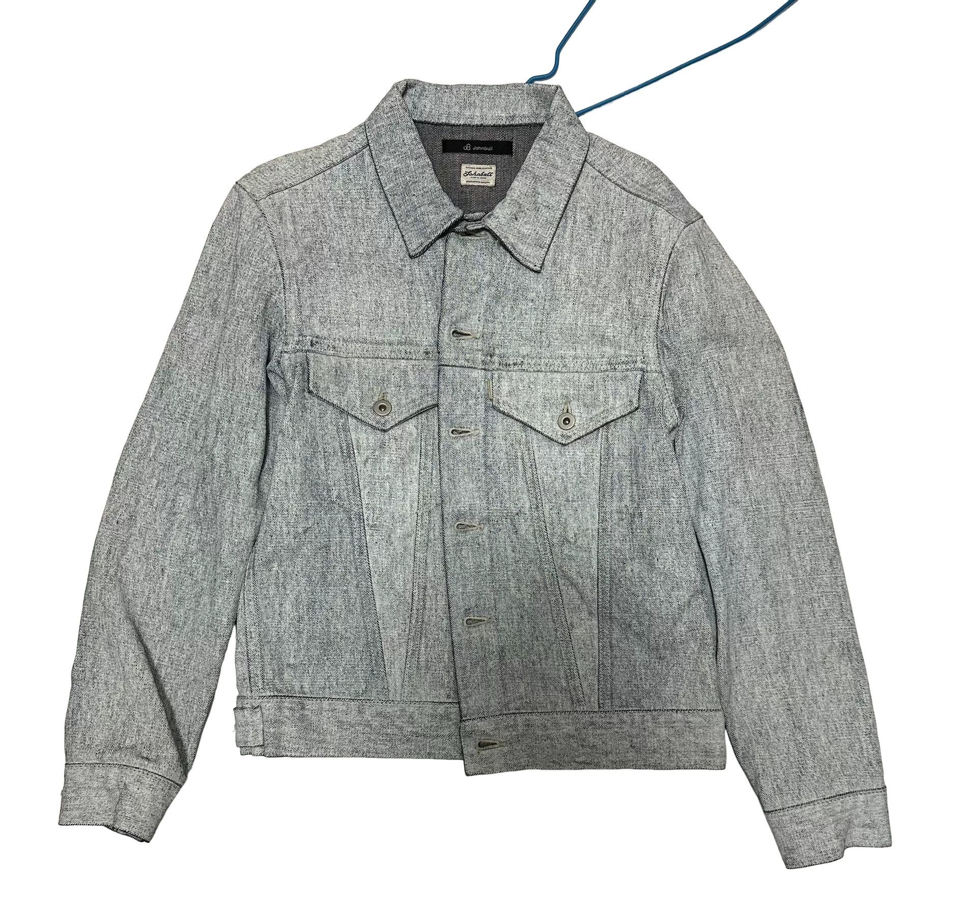 Johnbull Johnbull White Denim Jacket Size S Size US S / EU 44-46 / 1 - 1 Thumbnail