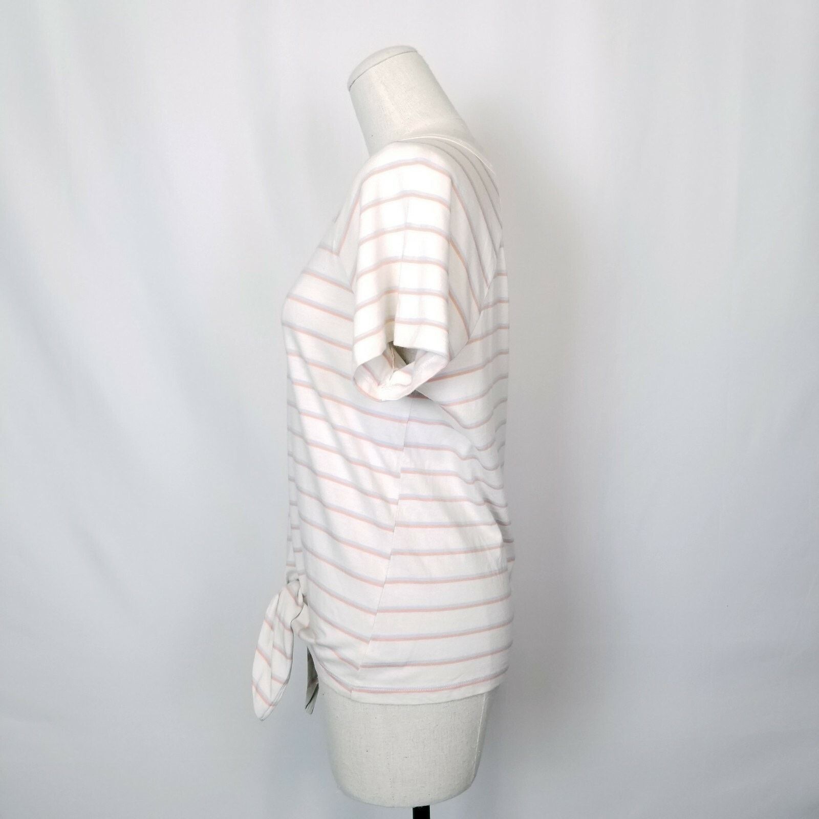 Sanctuary Sanctuary Short Sleeve Striped Tie Waist Tee Size M / US 6-8 / IT 42-44 - 3 Thumbnail