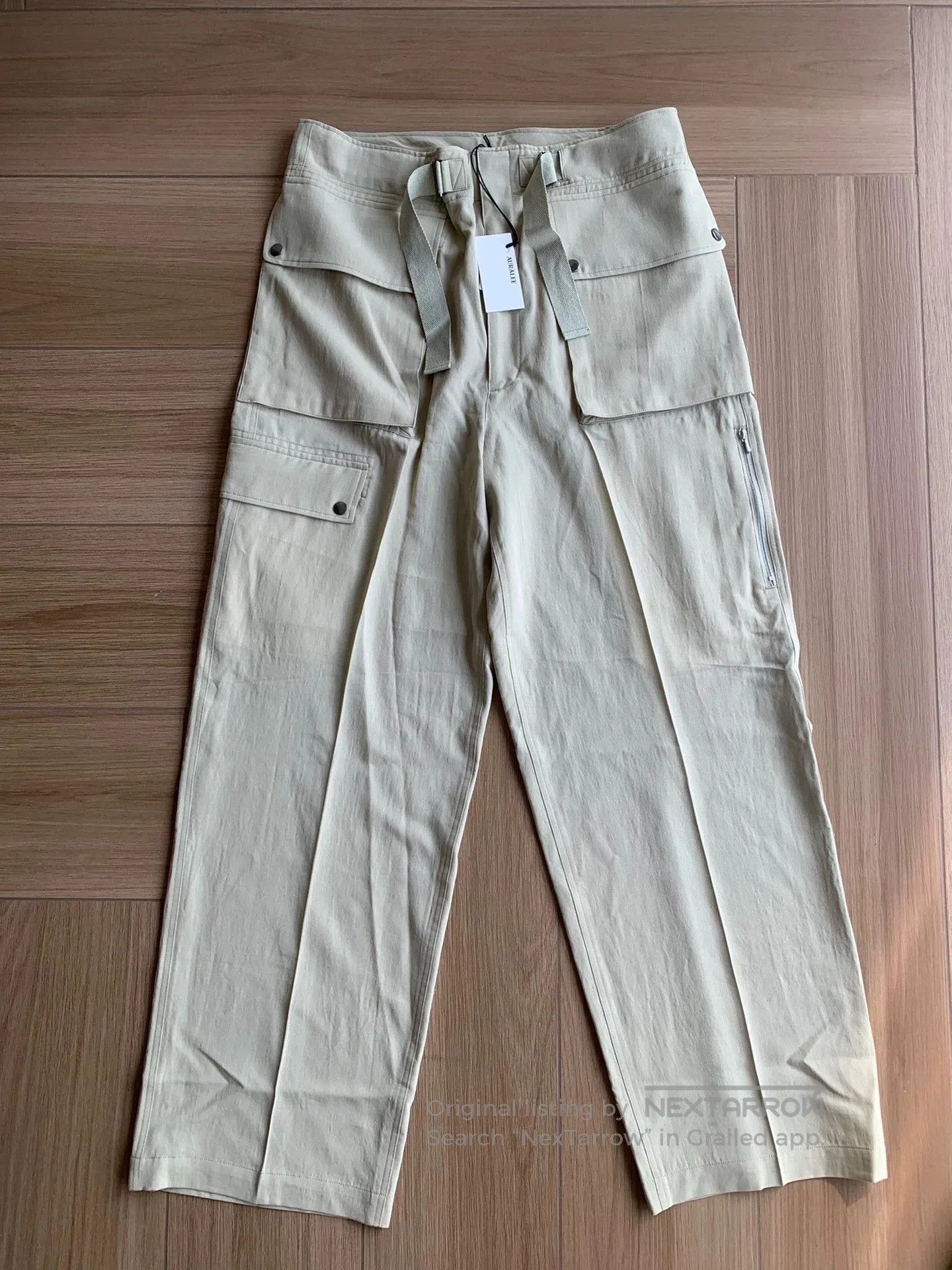 Auralee Beige Cargo Casual Pants. Size US 36 / EU 52 - 1 Thumbnail