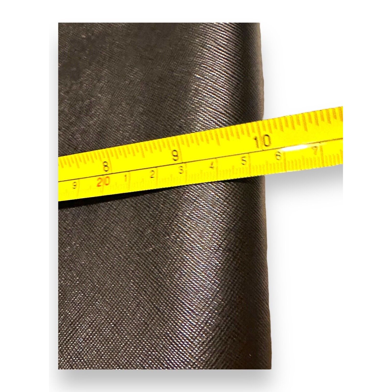 Nine West NINE WEST Handbag Shoulder Strap Textured Black Faux Leather Size ONE SIZE - 16 Thumbnail