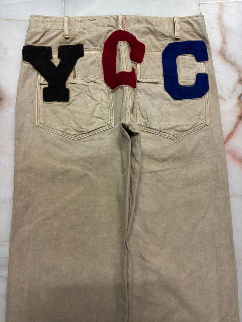 Vintage 💥 Go To Hollywood Baker Pants 90s Sick Faded Y C C Logo Size US 30 / EU 46 - 14 Thumbnail