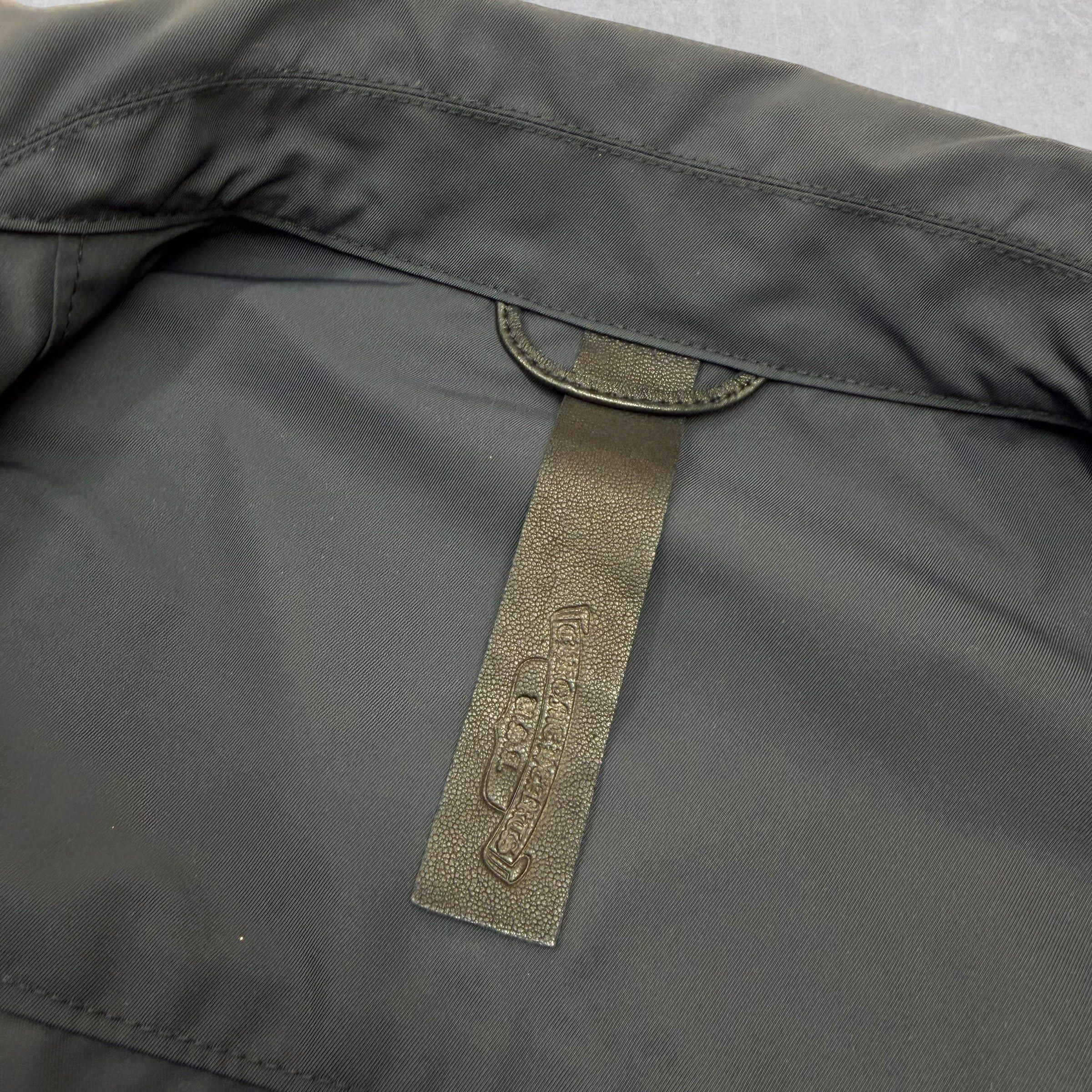Chrome Hearts Chrome Hearts Zip Nylon Leather Patch Work Shirt L Size US L / EU 52-54 / 3 - 6 Thumbnail