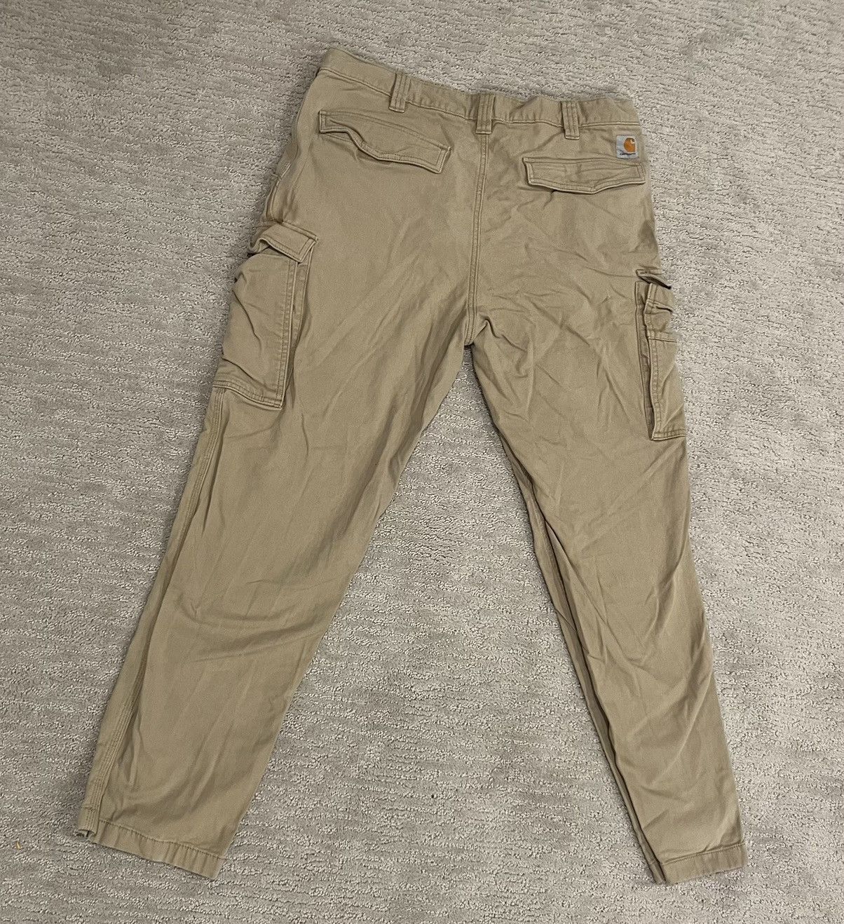 Carhartt × Vintage Khaki Carhartt Relaxed Fit Work Pants Size US 38 / EU 54 - 2 Thumbnail