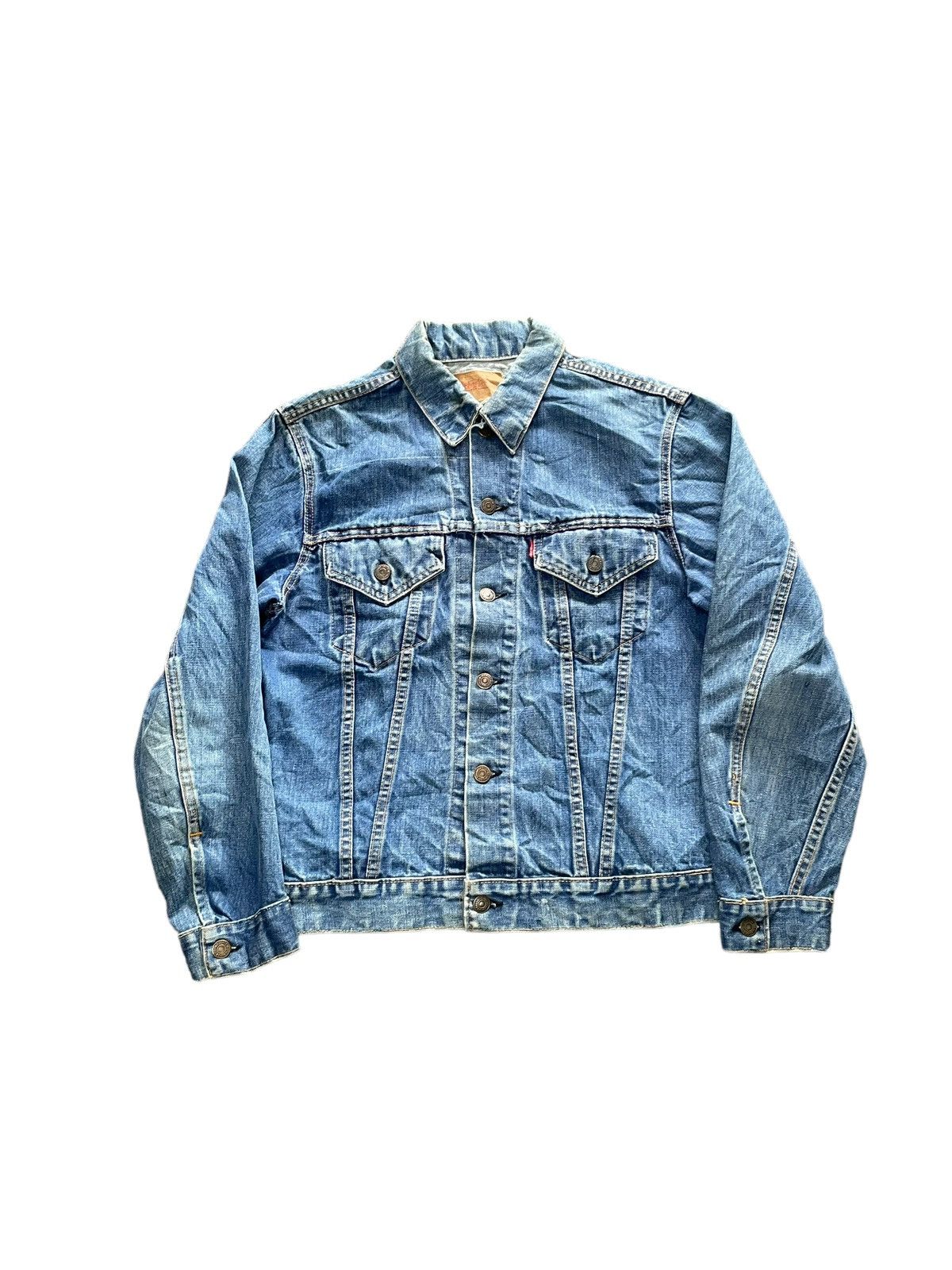 image of Vintage 60’S Levis 70505 E Type Lll Denim Jacket in Blue, Men's (Size Medium)