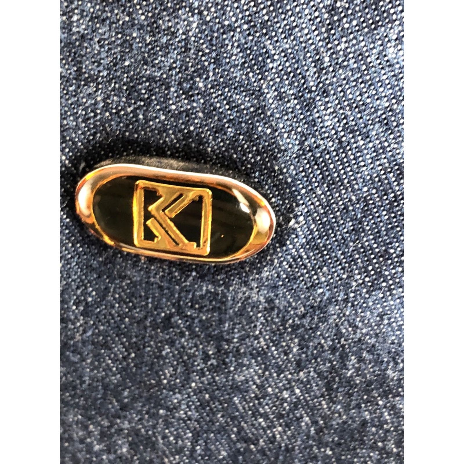 Denime VINTAGE KANI JEANS Denim Button-Up Shirt Jacket Mens 3XL Blue 1990s Heavy Duty Casual Short Sleeve Shirt Jacket Mens Mens/Unisex? Size US XXL / EU 58 / 5 - 7 Thumbnail