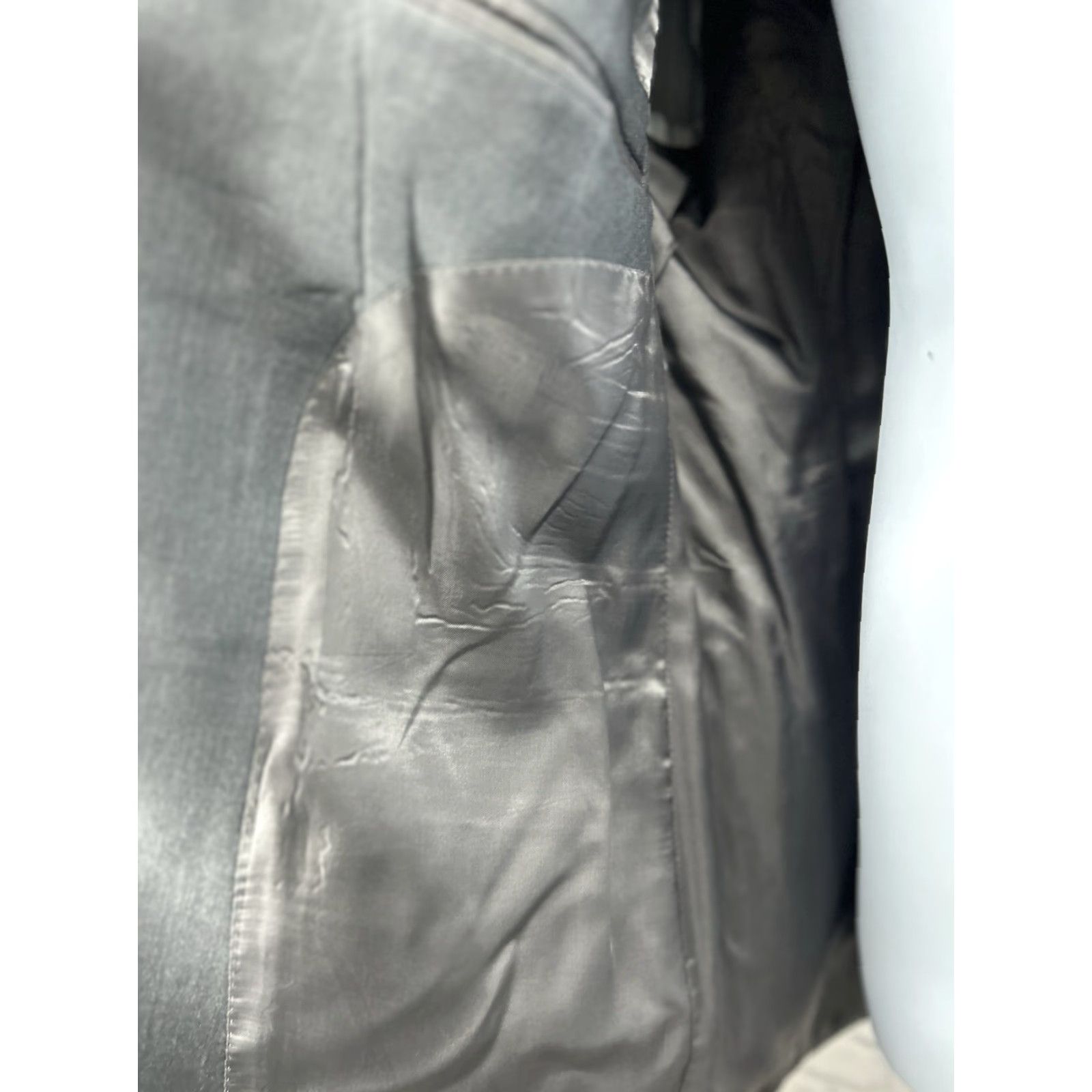 Jos. A. Bank Jos A Bank Signature Collection Gray Blazer 2 Button Wool Silk Blend Size 44S Size 44R - 5 Thumbnail
