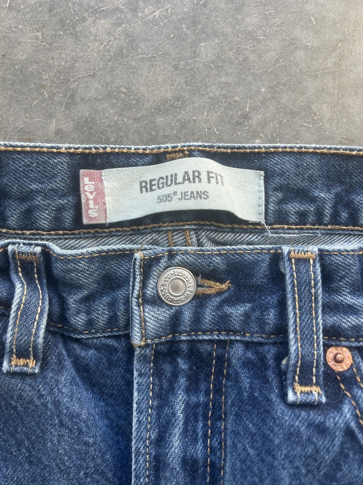 Levi's × Vintage Vintage Y2K Levi’s 505 Denim Jeans 33x30 Size US 33 - 3 Thumbnail