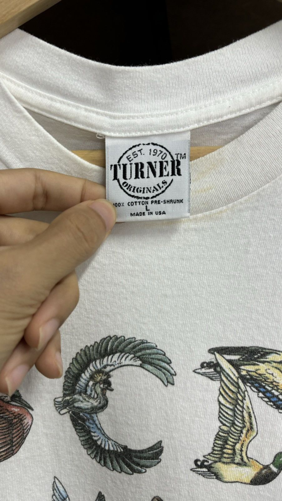 Vintage RARE! Vintage 90’s Art Animal Tee Alphabet Size US L / EU 52-54 / 3 - 3 Thumbnail