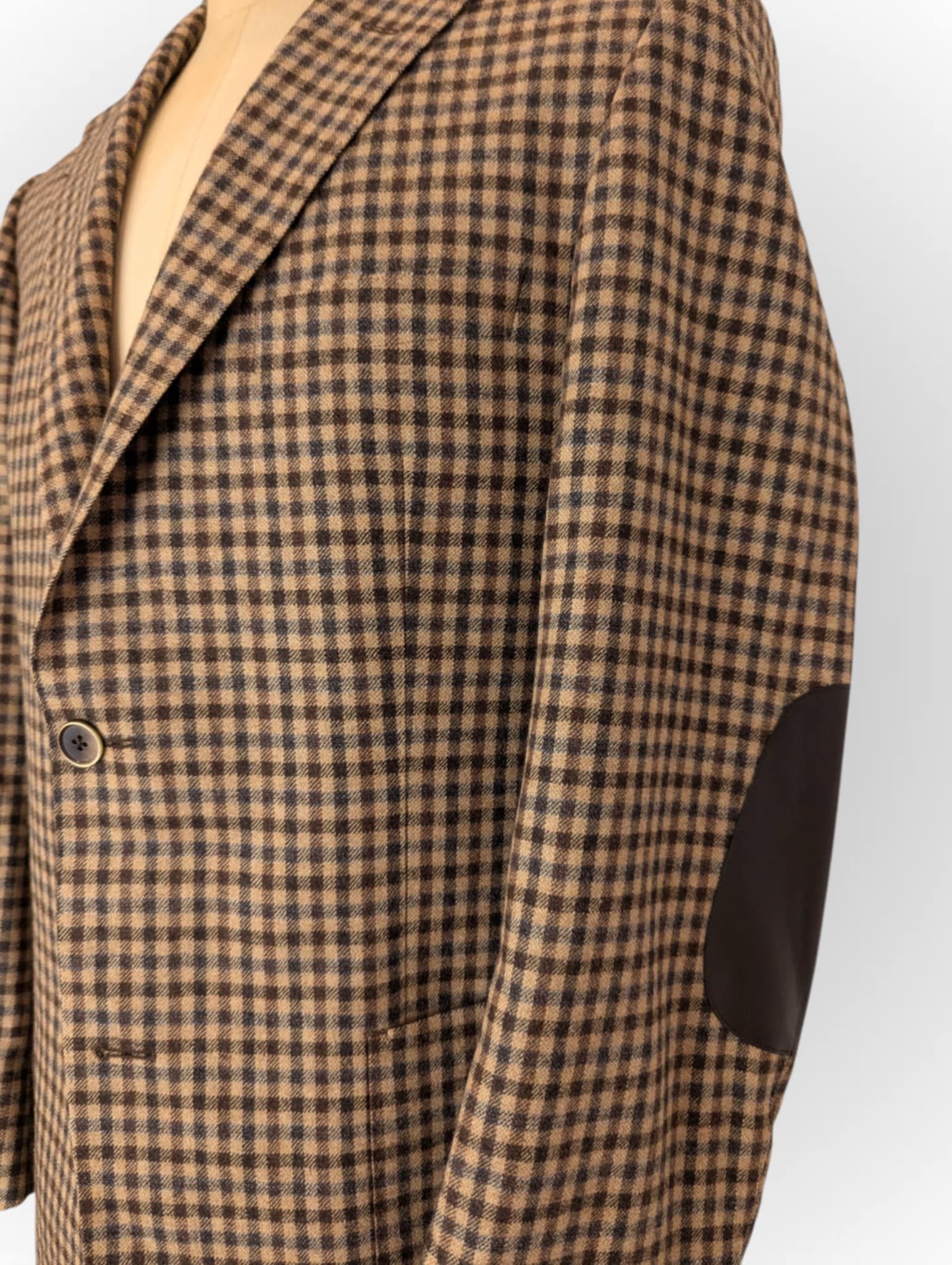 Loro Piana Loro Piana Wool Blazer by eduard Dressler leather pathes Size 50R - 3 Thumbnail
