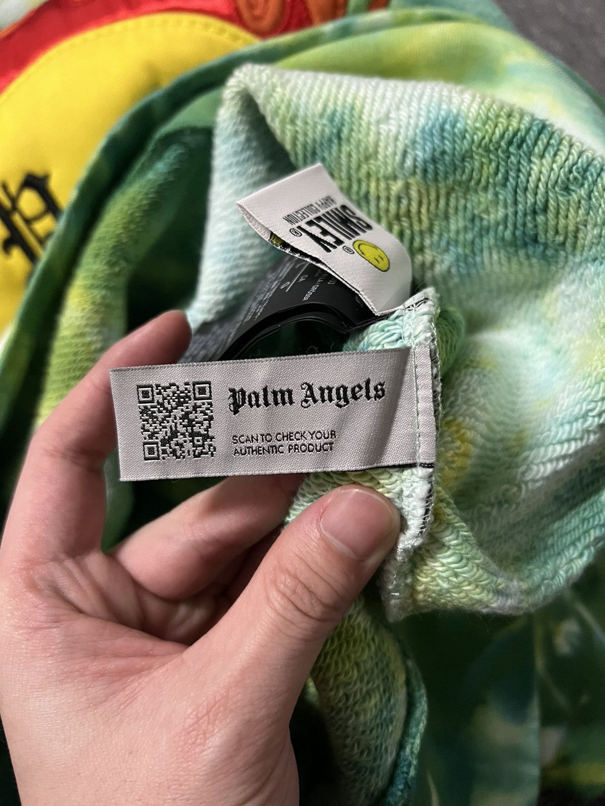 Palm Angels 「retail💲1190」Brand new palm angels x smiley burning hoodie Size US L / EU 52-54 / 3 - 9 Thumbnail