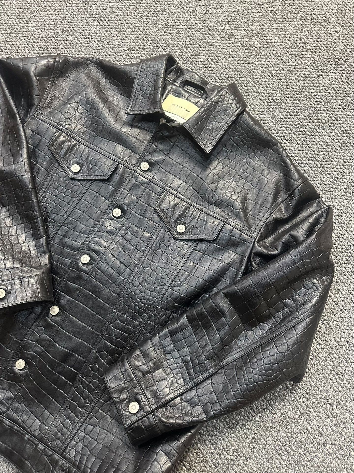 Alyx Alyx Calf Leather Oversized Jacket Size US M / EU 48-50 / 2 - 2 Thumbnail