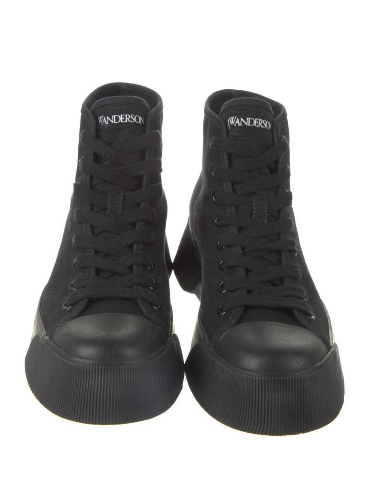 JW Anderson J.W Anderson Canvas Embroidered Lace-Up Boots Size US 10 / IT 40 - 3 Thumbnail