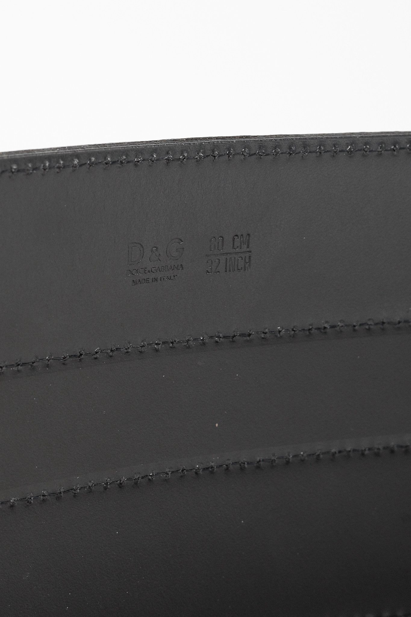 Dolce & Gabbana Dolce & Gabbana D&G Logo Black Wide Patent Leather Belt Size ONE SIZE - 5 Thumbnail