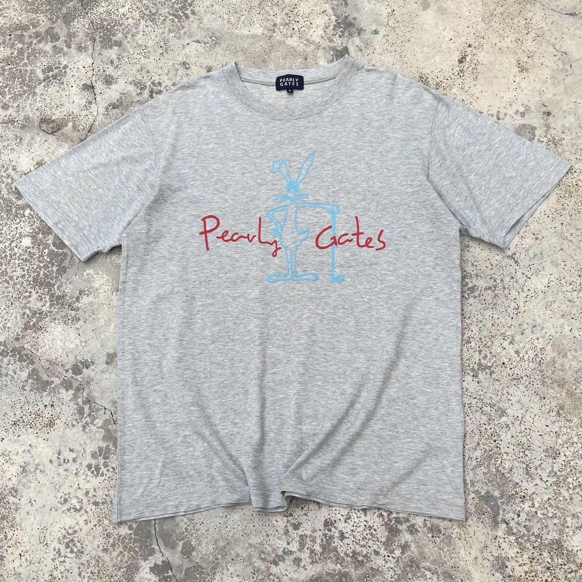 Vintage Vintage 90s Pearly Gates Golf Nice Bunny Graphic Design Tee Size US L / EU 52-54 / 3 - 1 Thumbnail