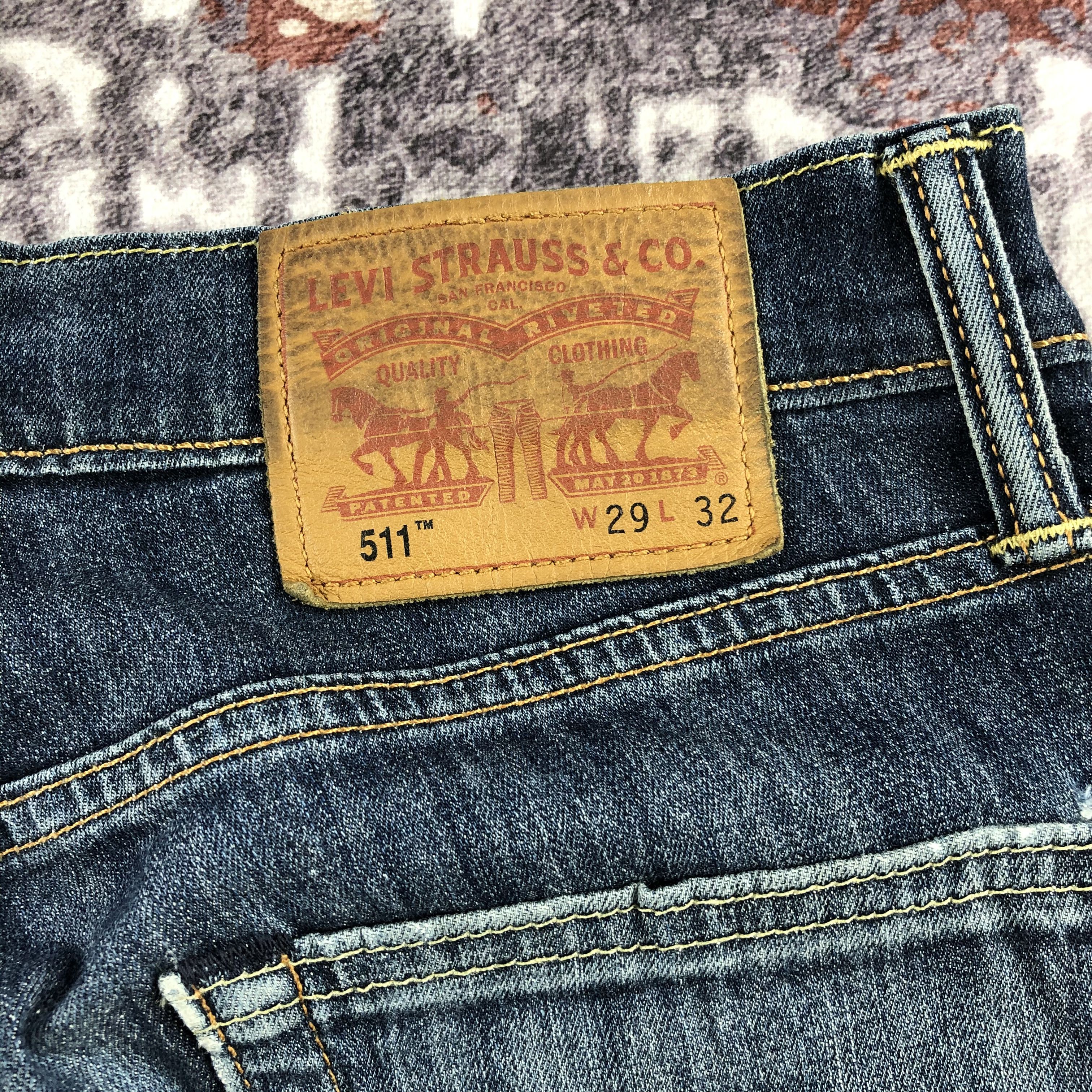 Levi's × Vintage Vintage Levis 511 Earth Tone Jeans-JM2203 Size US 30 / EU 46 - 6 Thumbnail