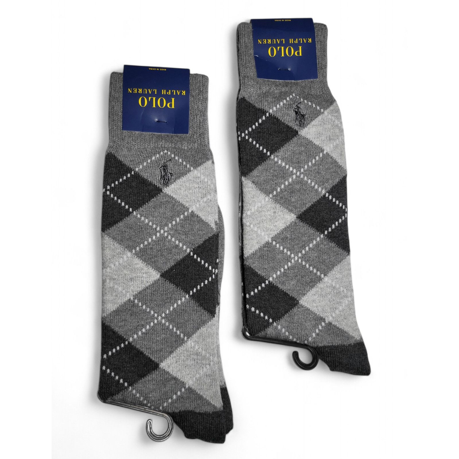 Polo Ralph Lauren Set of 2 - NWT POLO Ralph Lauren Argyle Trouser Dress Socks Size ONE SIZE - 4 Thumbnail