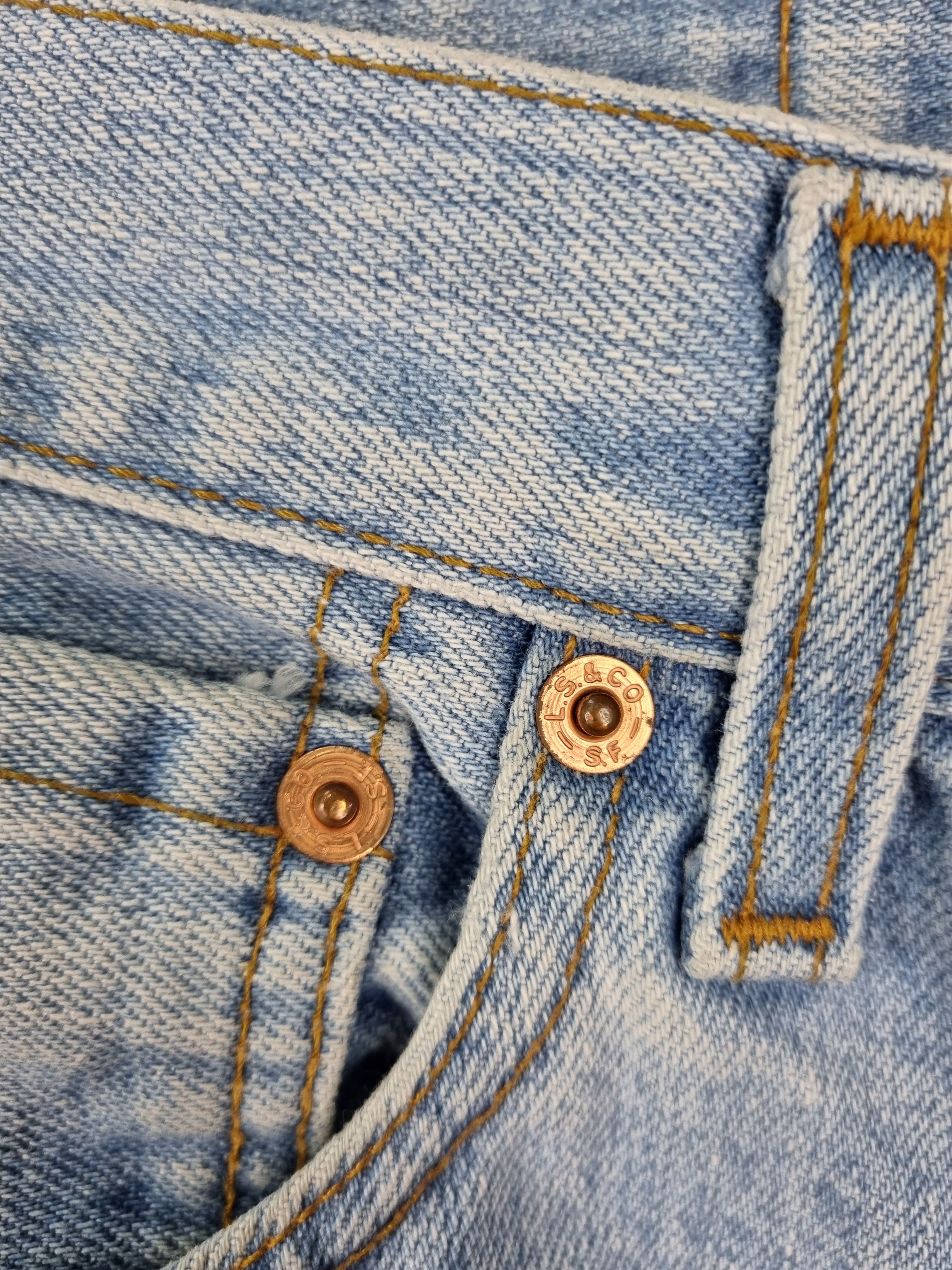 Levi's × Levi's Vintage Clothing × Vintage Levis 501 Magic Blue Vintage Denim Jeans Size US 36 / EU 52 - 7 Thumbnail