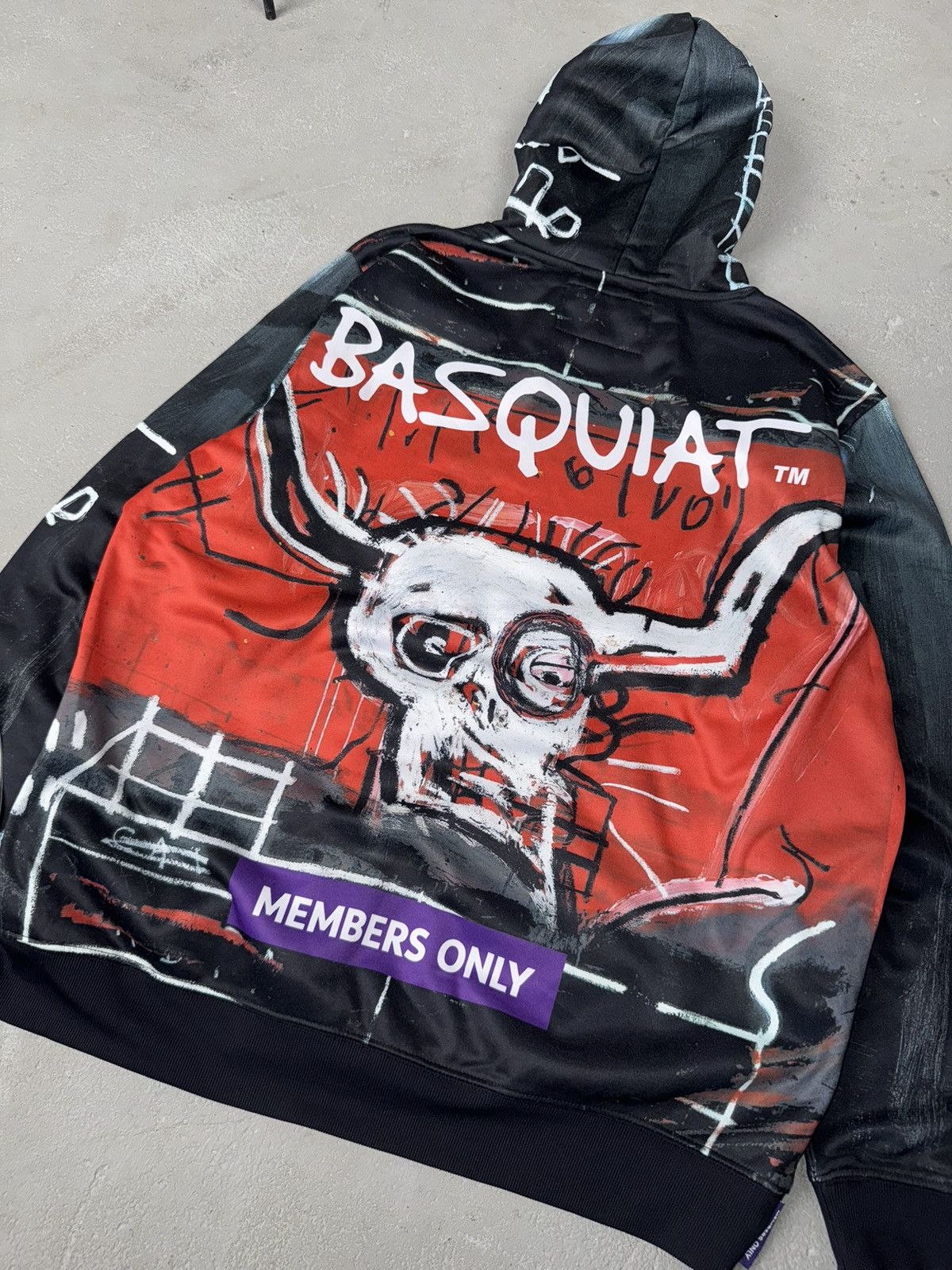 Jean-Michel Basquiat x Members Only Men’s Pullover Hoodie Hooded high quality Sweatshirt