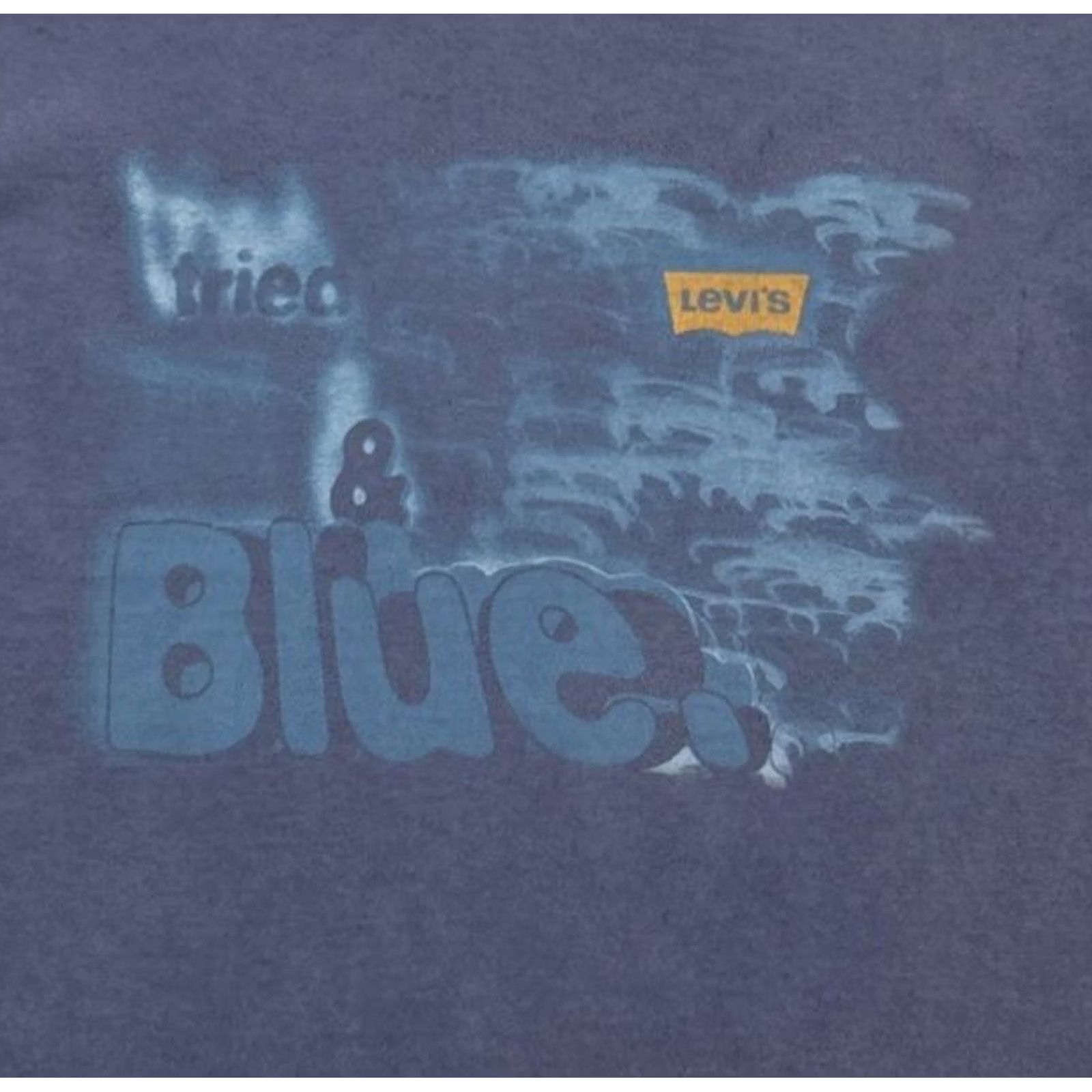 Levi's VINTAGE Levi's Relaxed Fit T-Shirt Logo Tee Blue Crew Neck Short Sleeve L Mens Regular? Size US L / EU 52-54 / 3 - 2 Thumbnail