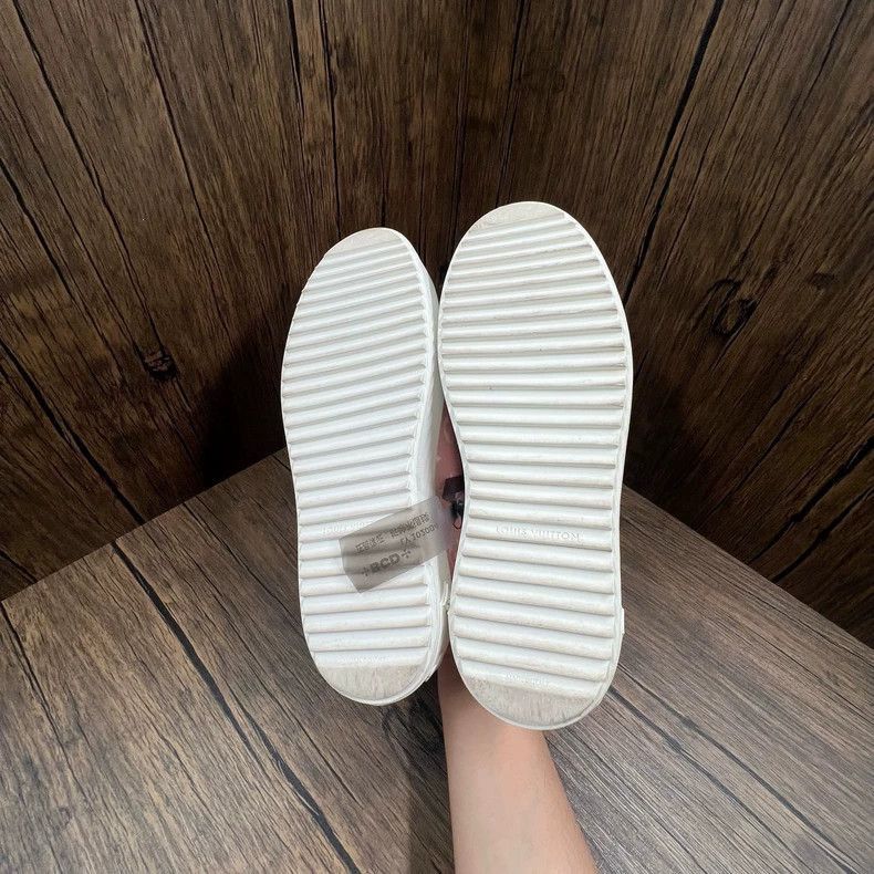 Louis Vuitton Louis Vuitton Pink Patterned Platform Sneakers-2506 Size US 7 / IT 37 - 3 Thumbnail