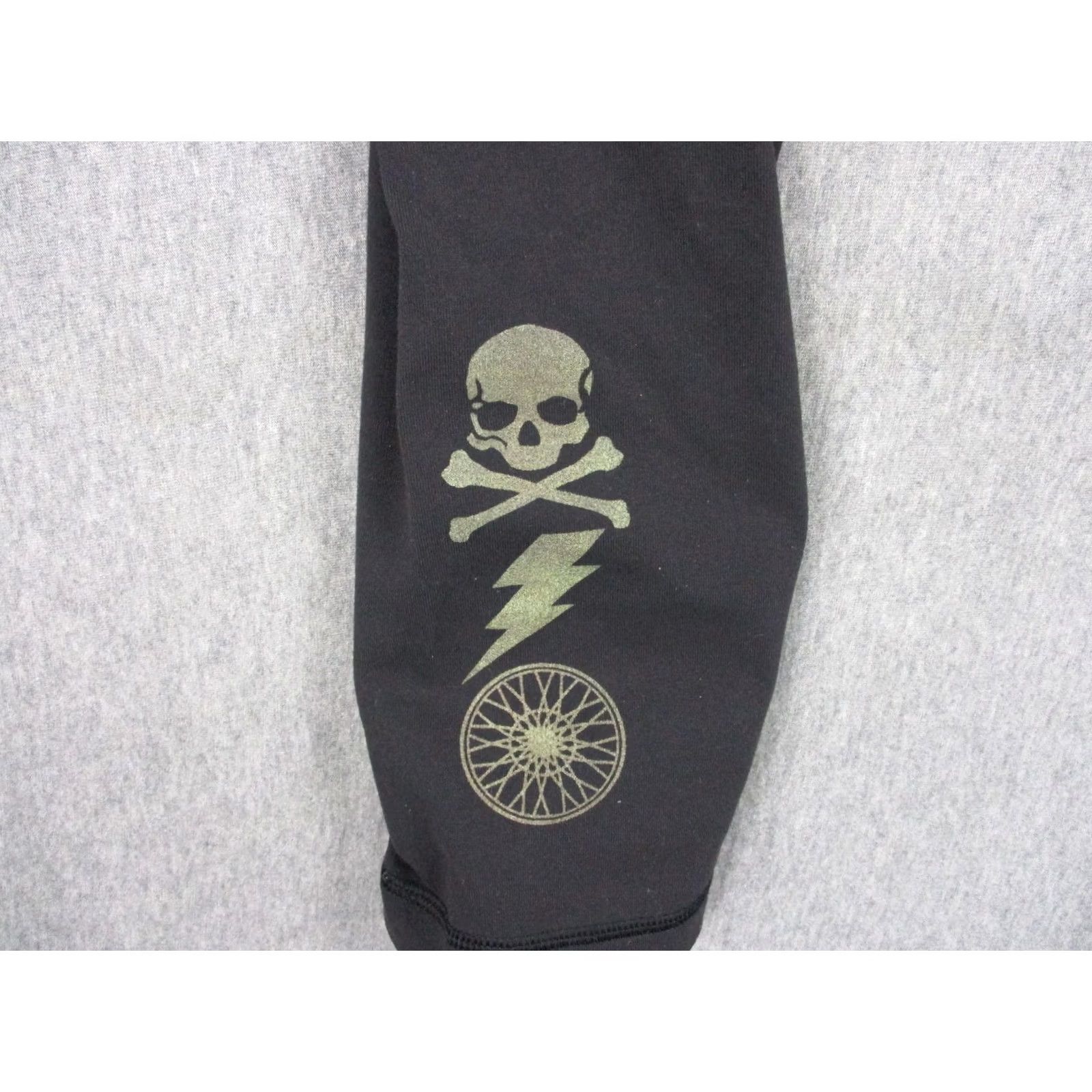 Lululemon Lululemon Leggings Womens M Black Capri Skull Graphic Pockets Yoga Running Size 32" / US 10 / IT 46 - 4 Thumbnail