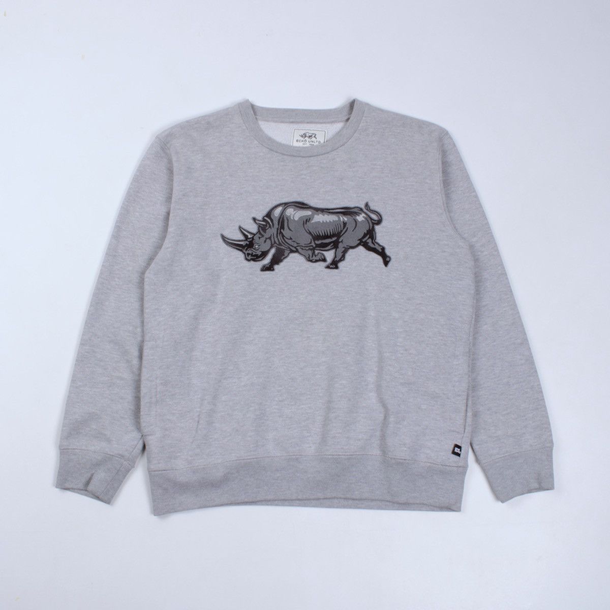 Ecko Unltd. × Vintage ECKO Unltd Vintage Big Logo Rhino Cotton Pockets Sweatshirt Size US L / EU 52-54 / 3 - 3 Thumbnail