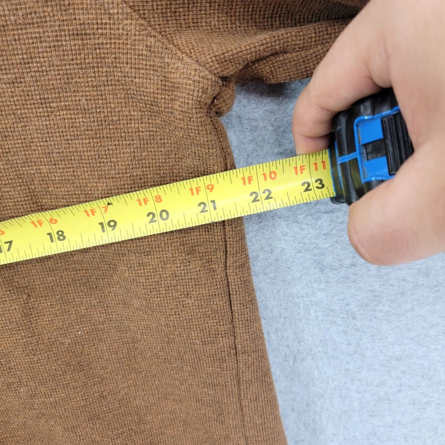 Vintage L.L. Bean Long Sleeve Thermal Shirt Mens XL Brown Buttons waffle Size US XL / EU 56 / 4 - 7 Thumbnail