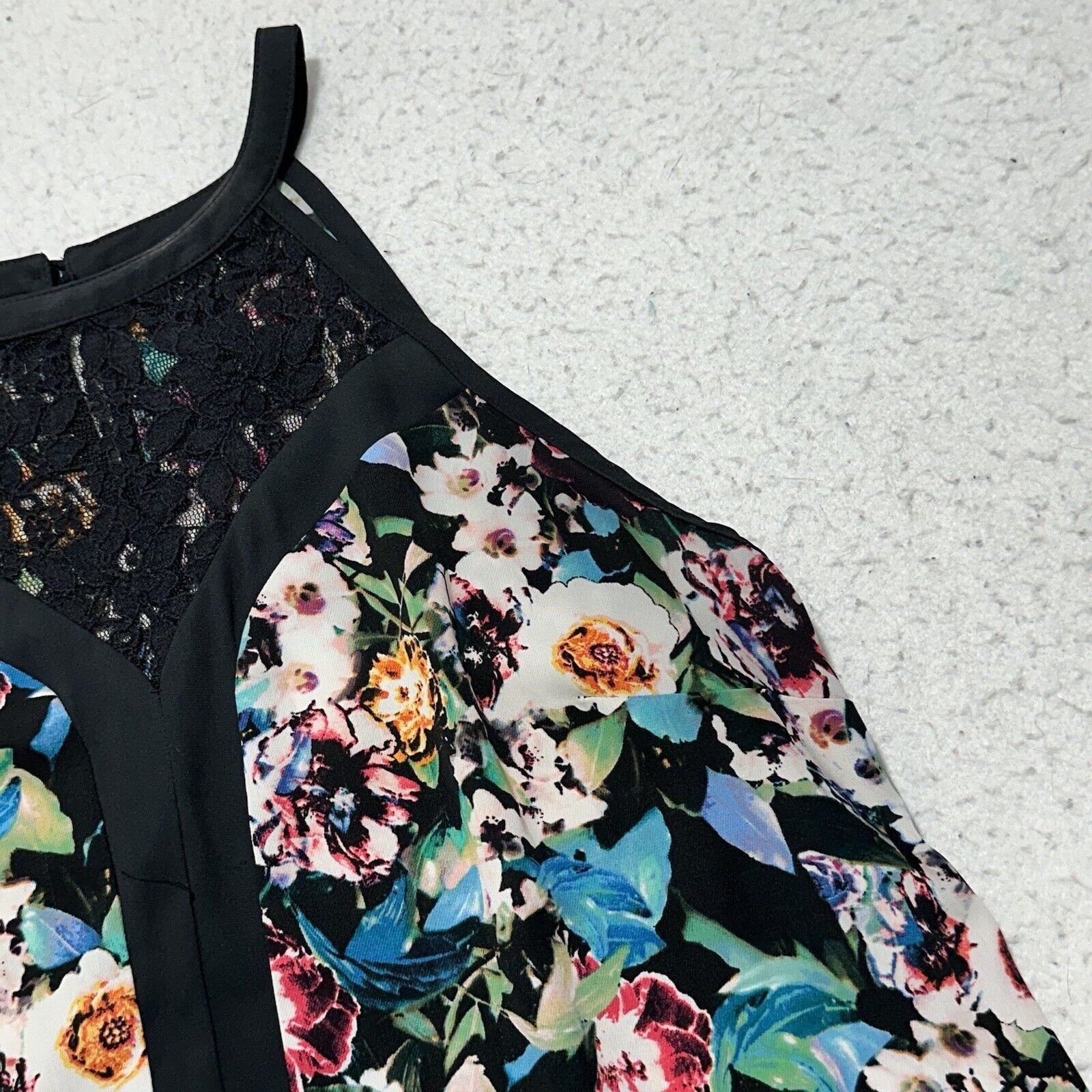 Nicole Miller Nicole Miller Medium Floral Tank Top Lightweight Blouse Size M / US 6-8 / IT 42-44 - 5 Thumbnail