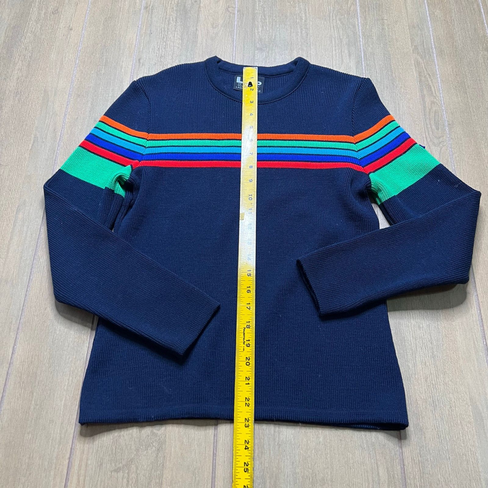 Vintage Vintage Lido of California Wool Striped Sweater Womens L USA Size L / US 10 / IT 46 - 6 Thumbnail