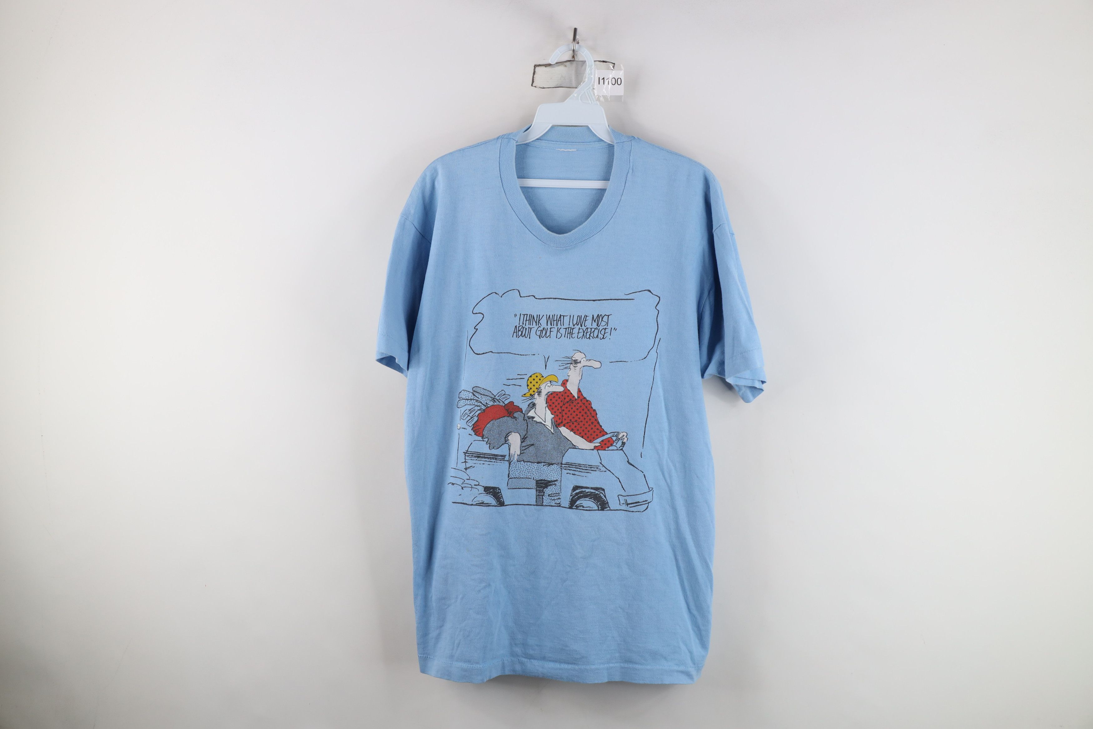 Vintage Vintage 90s Streetwear Exercise Golf Golfing T-Shirt USA Size US L / EU 52-54 / 3 - 1 Thumbnail