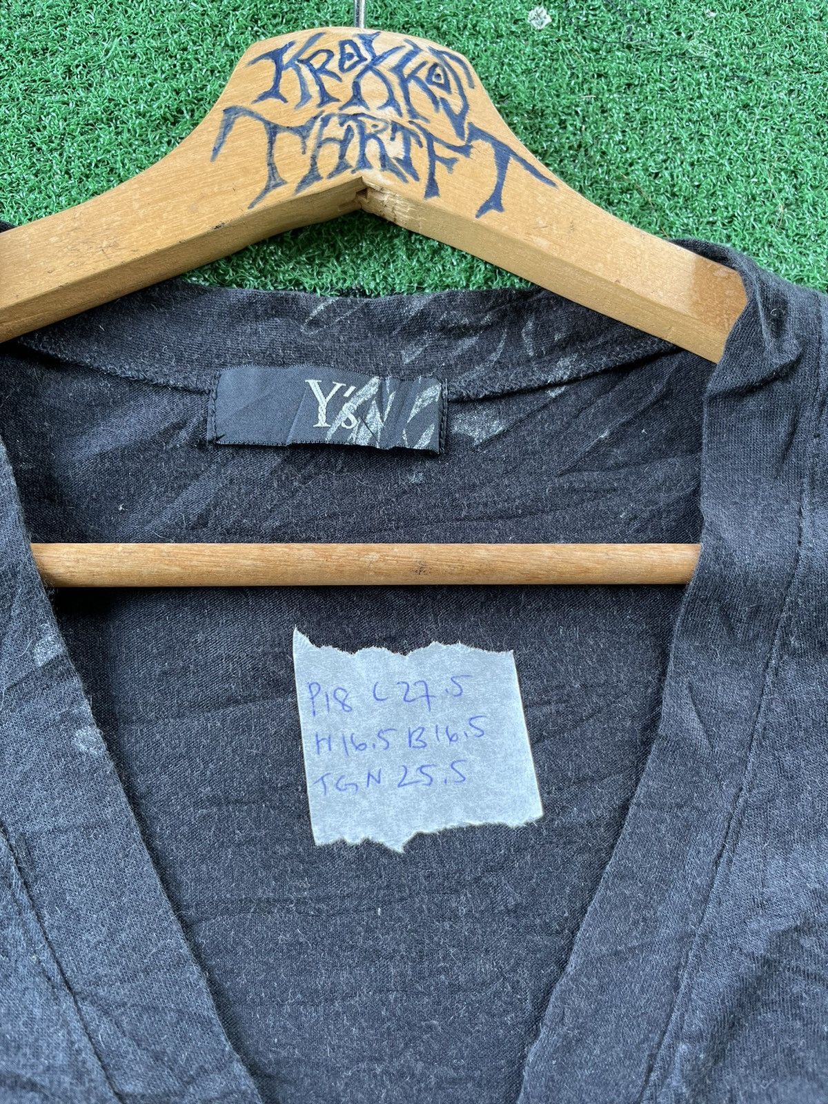 Japanese Brand × Y's × Yohji Yamamoto RARE Y’S Yohji Yamamoto Sample Cardigan Button Japan Fashion Size M / US 6-8 / IT 42-44 - 8 Thumbnail