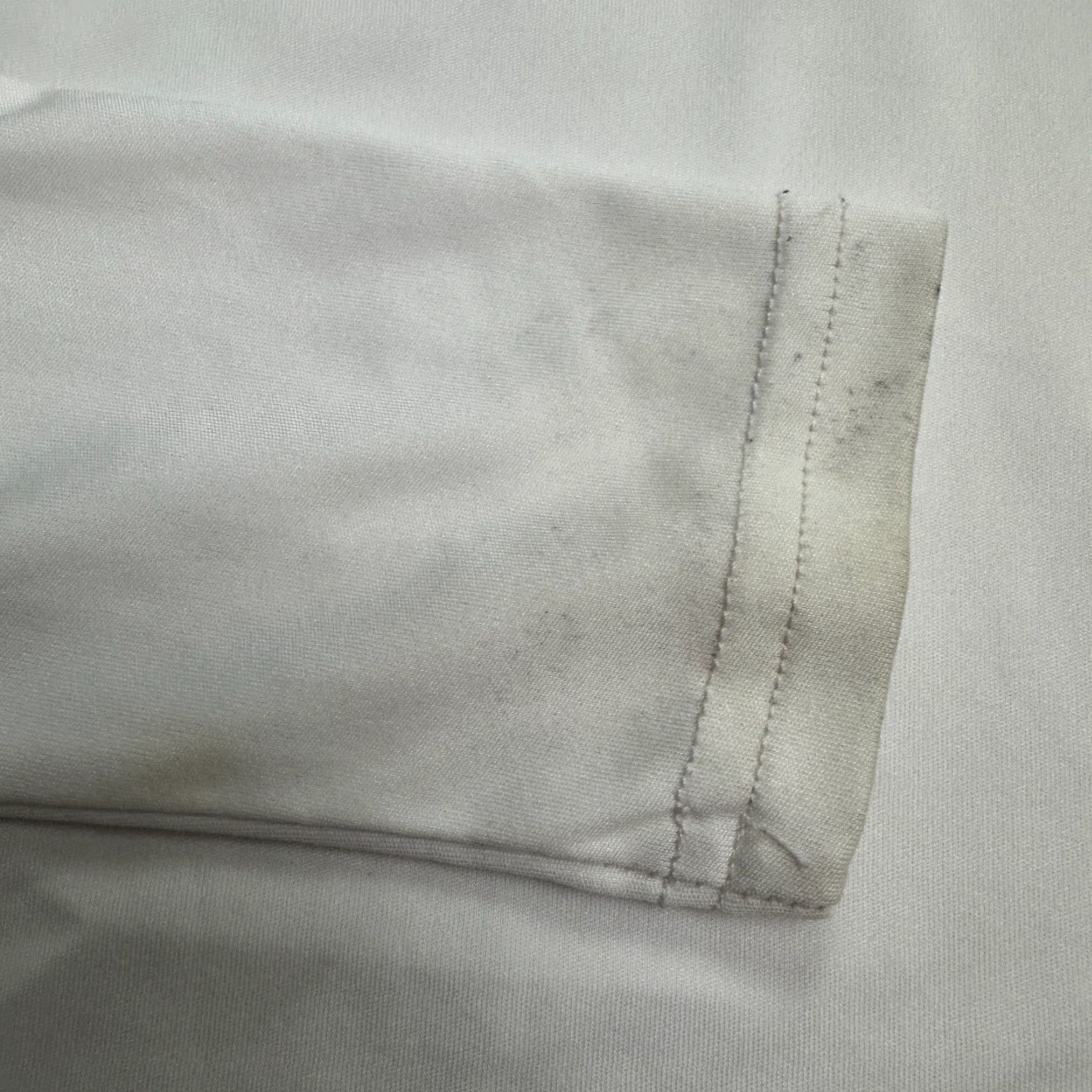 Vintage Ksmien Active Shirt Womens Medium White Raglan Long Sleeve Thumbholes Crew Neck Size M / US 6-8 / IT 42-44 - 6 Thumbnail