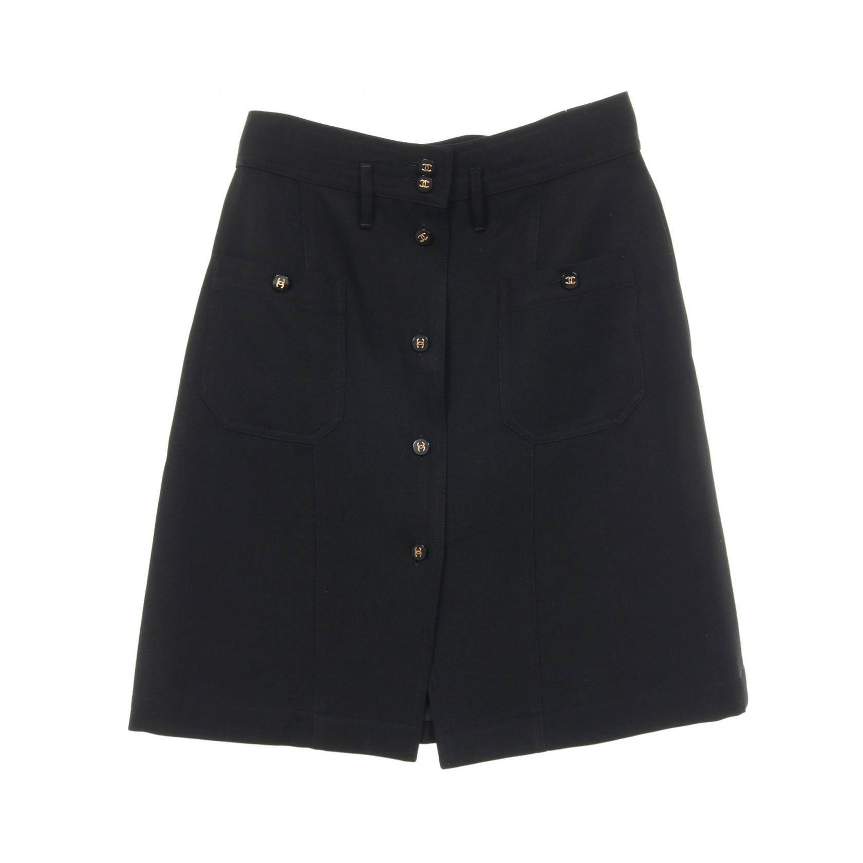 Chanel Chanel Chanel Wool Skirt Textile Skirts P04919 DUTY FREE for USA Size ONE SIZE - 1 Thumbnail