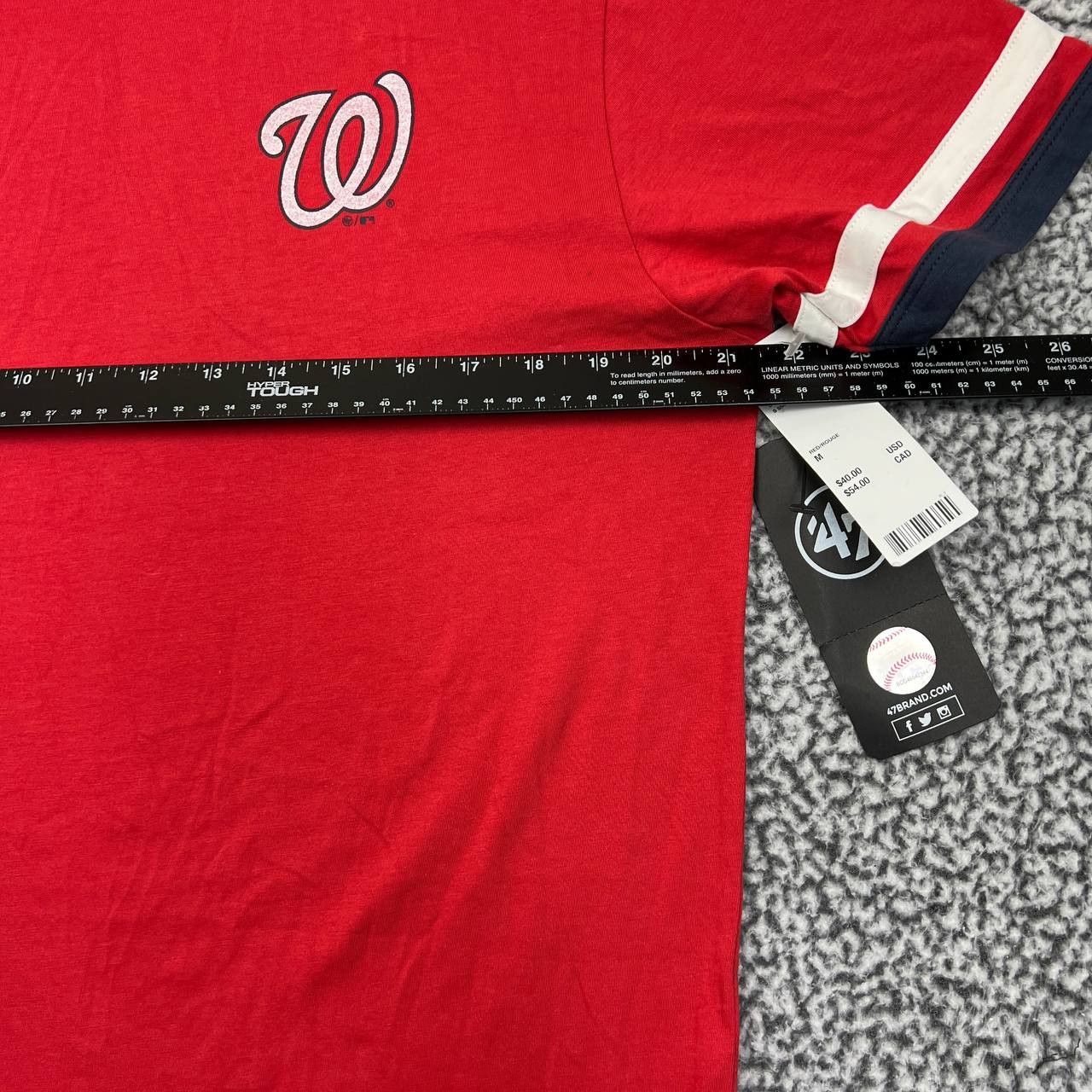 47 Brand Washington Nationals Shirt Men Medium Short Sleeve New M Size US M / EU 48-50 / 2 - 5 Thumbnail