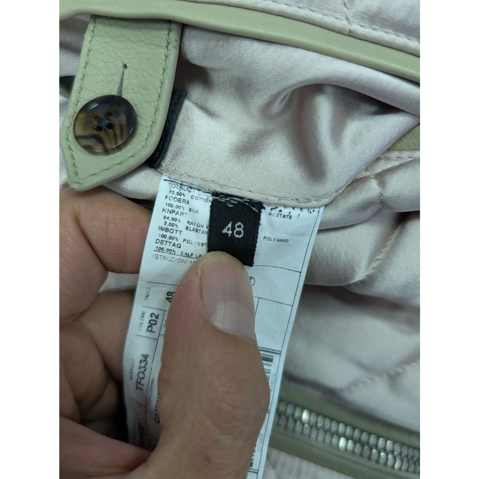 Tom Ford o1rshd1 Outerwear Blouson Bomber Jacket in Light Pink Size US M / EU 48-50 / 2 - 14 Thumbnail