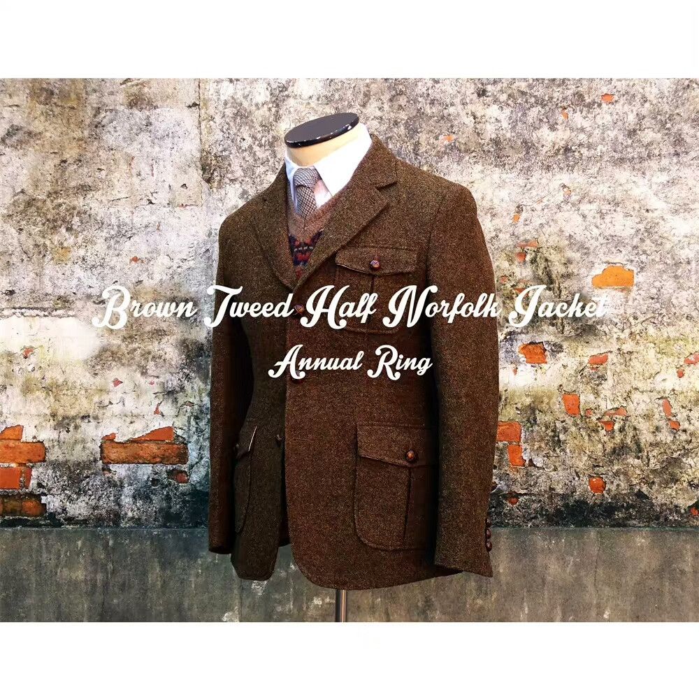 RRL Ralph Lauren American Retro Tweed Hunting Wool Blazer Size US M / EU 48-50 / 2 - 1 Thumbnail