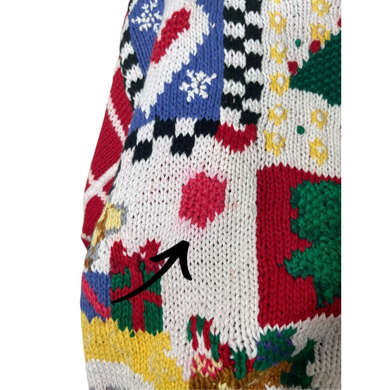 Other Vintage 90’s The Eagle’s Eye Christmas Pullover Noel Santa S Size L / US 10 / IT 46 - 5 Thumbnail