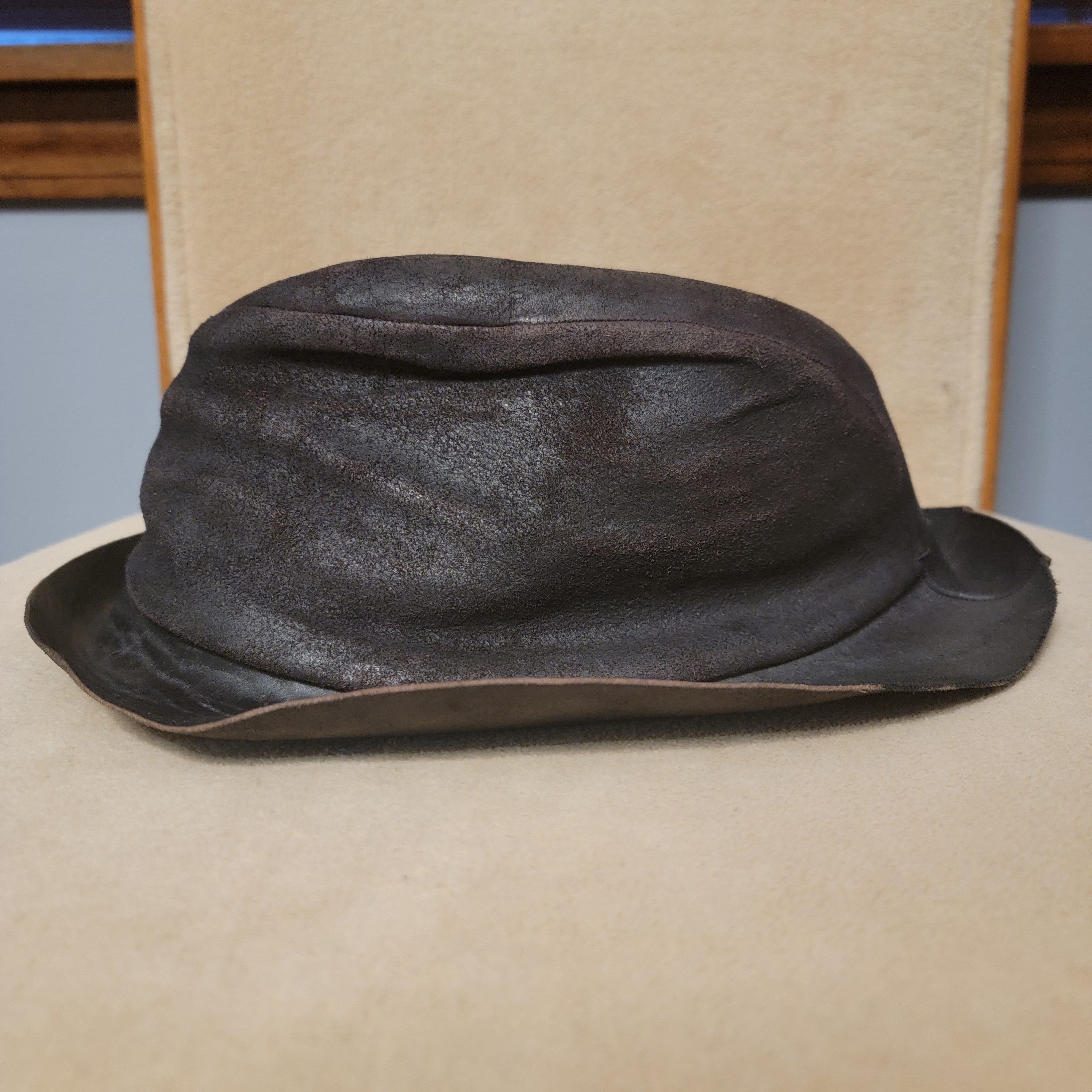 Layer-0 Reverse horse leather hat Size ONE SIZE - 4 Thumbnail