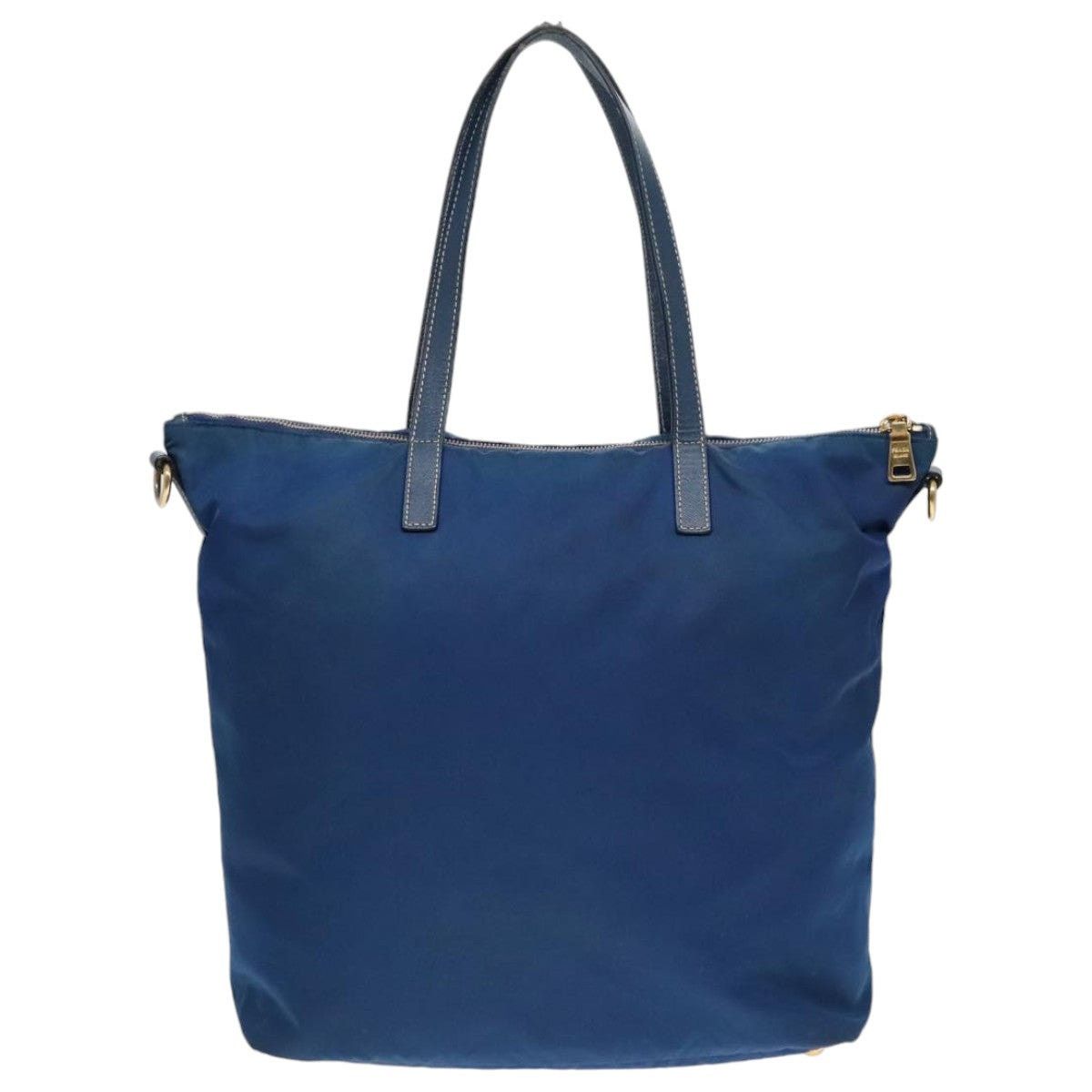 Prada PRADA Tote Bag Nylon Blue Gold Size ONE SIZE - 2 Thumbnail