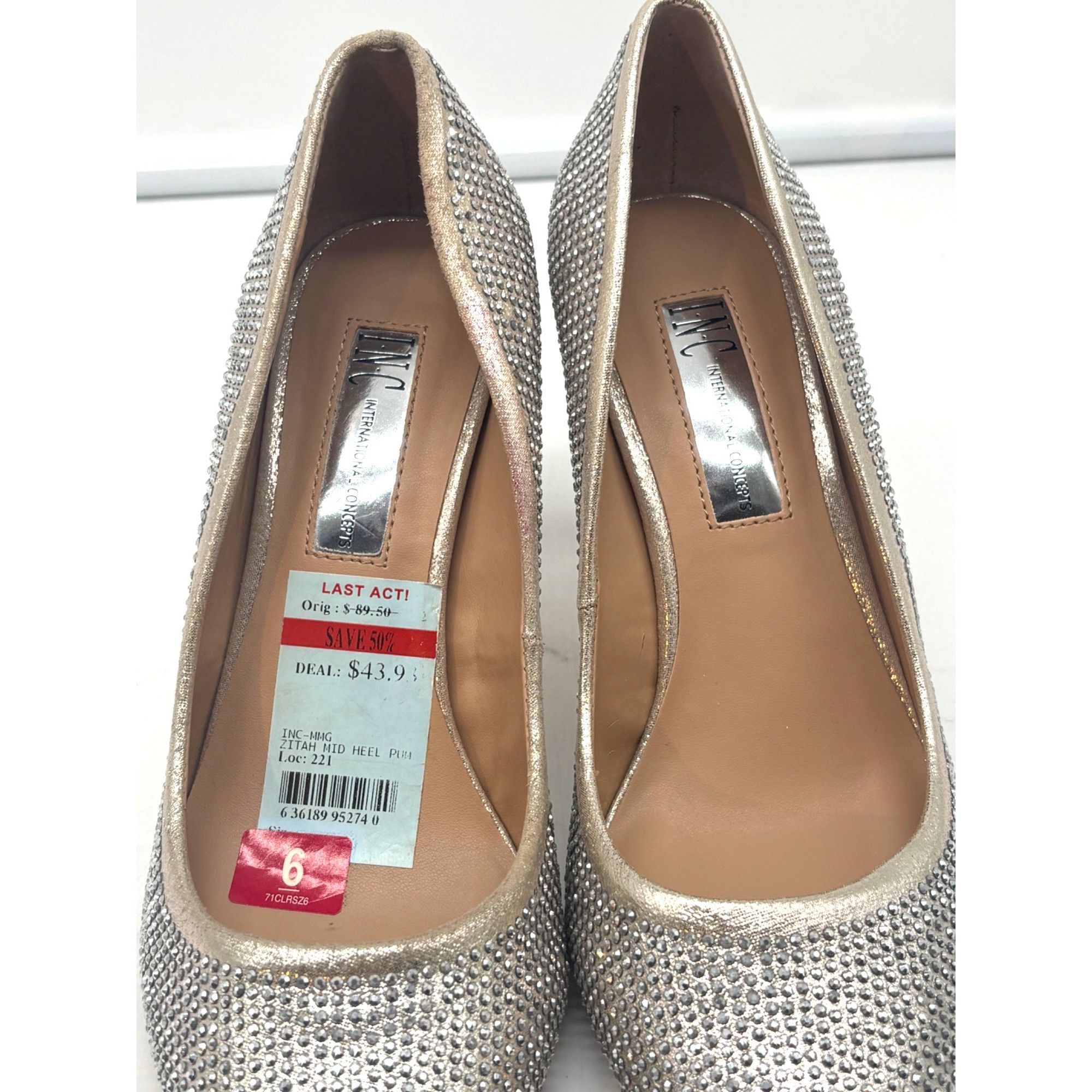 Other INC International Concepts Zitah Embellished Pointed Toe Pum Size US 6 / IT 36 - 4 Thumbnail