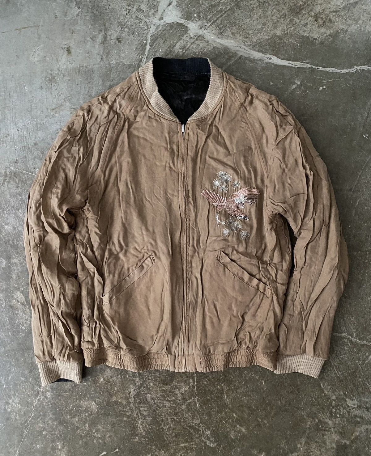 OLD JOE FADED VELVET SOUVENIR JACKET MODE MAN