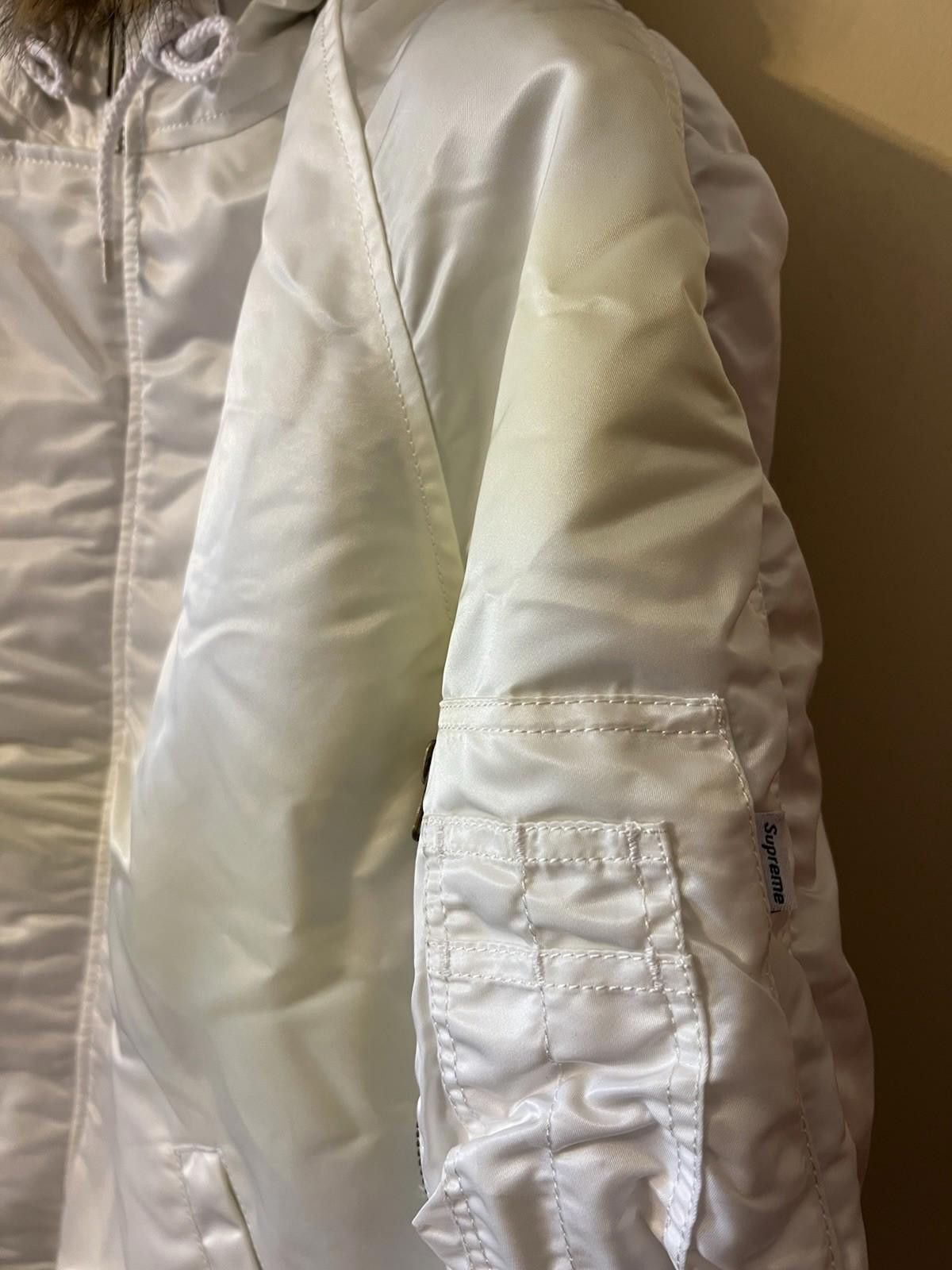 Supreme FW14 SUPREME FLIGHT SATIN N-2B Parka Jacket White L Size US L / EU 52-54 / 3 - 5 Thumbnail