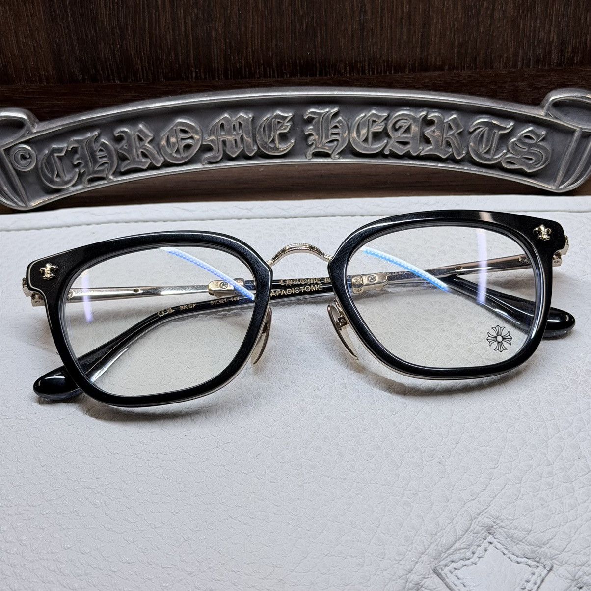Chrome Hearts Chrome Hearts Strapadictome Glasses Size ONE SIZE - 1 Thumbnail