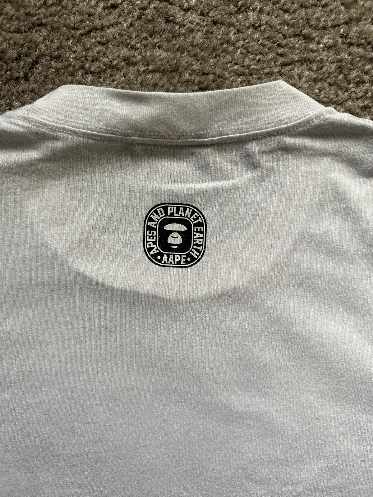 Aape AAPE MOONFACE PRINTED TEE Size US L / EU 52-54 / 3 - 4 Thumbnail