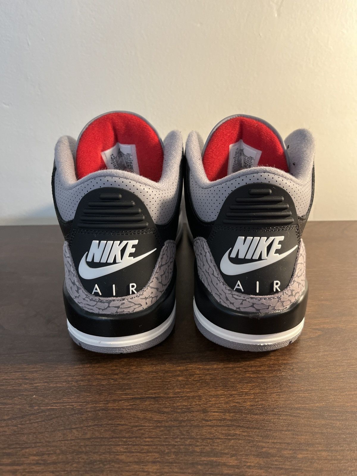 Jordan Brand × Nike Jordan 3 Black Cement 2024 Size US 8.5 / EU 41-42 - 4 Thumbnail