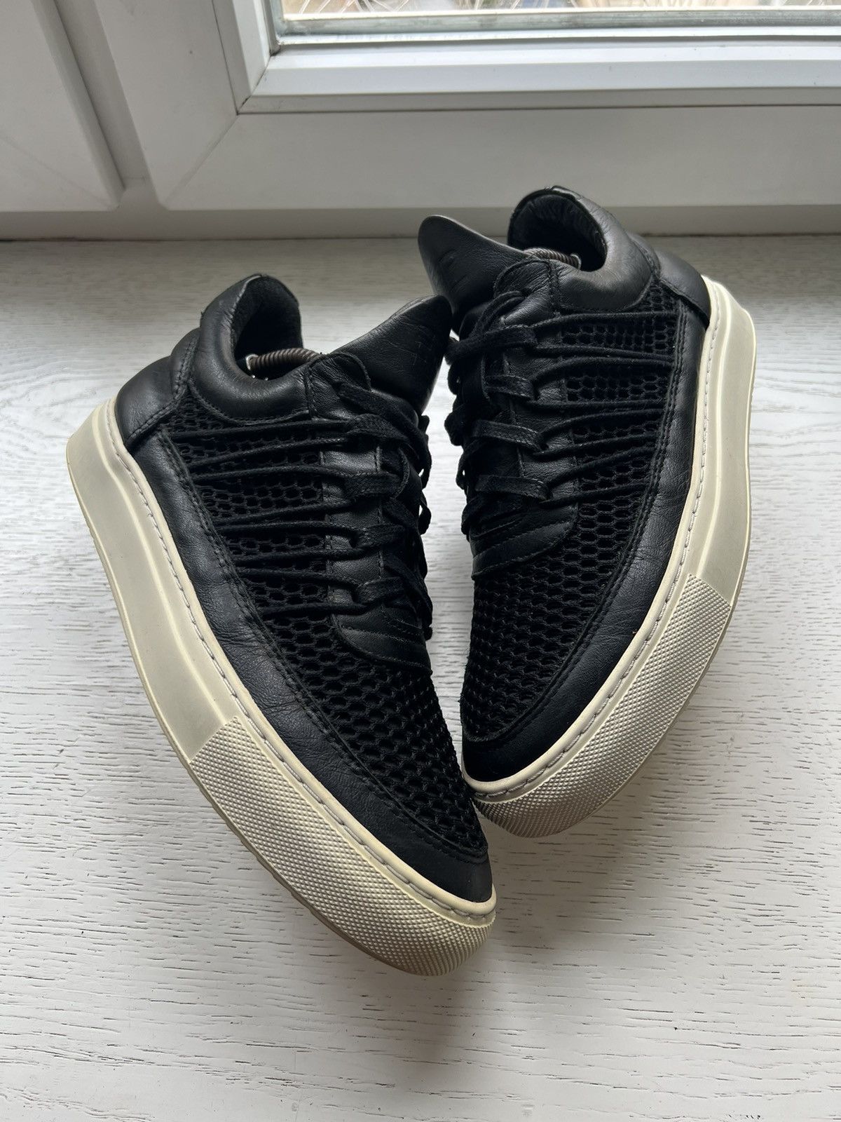 Filling Pieces ‼️Luxury Filling Pieces Leather Casual Designer Shoes‼️ Size US 7 / EU 40 - 8 Thumbnail