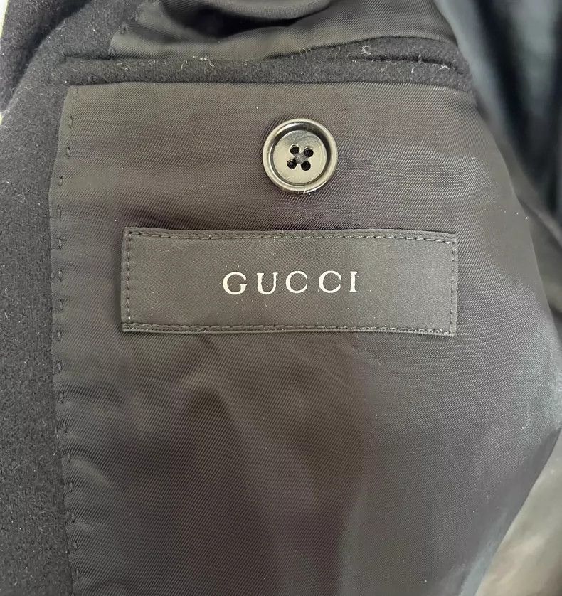 Gucci Gucci Black Blazer with Leather Details-2506 Size US M / EU 48-50 / 2 - 6 Thumbnail